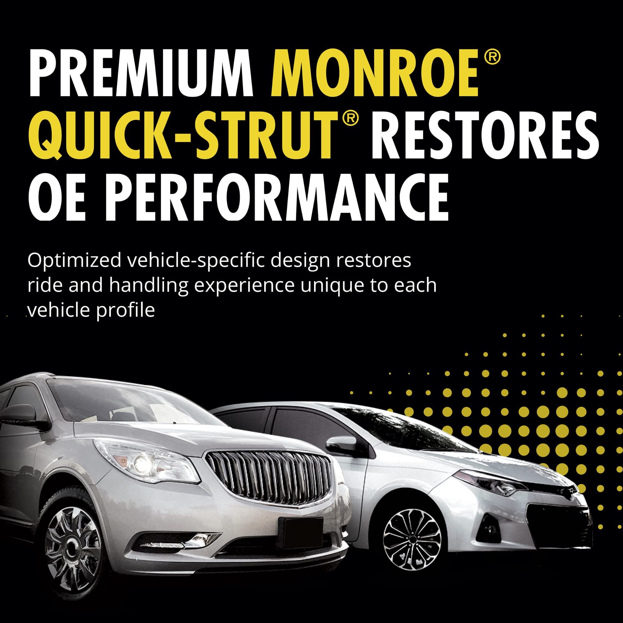 Monroe Quick-Strut 172311 Suspension Strut and Coil Spring Assembly for Volkswagen Jetta