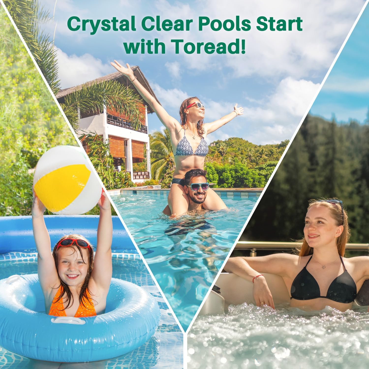 TOREAD PA106 Pool Filter Replaces Hayward CX880XRE, Ultral-A1, Unicel C-7488, Filbur FC-1226, FC-6430, Hayward SwimClear C4020, C4025, C4030, 4 X 106 sq. ft. Filter Cartridge 4 Pack