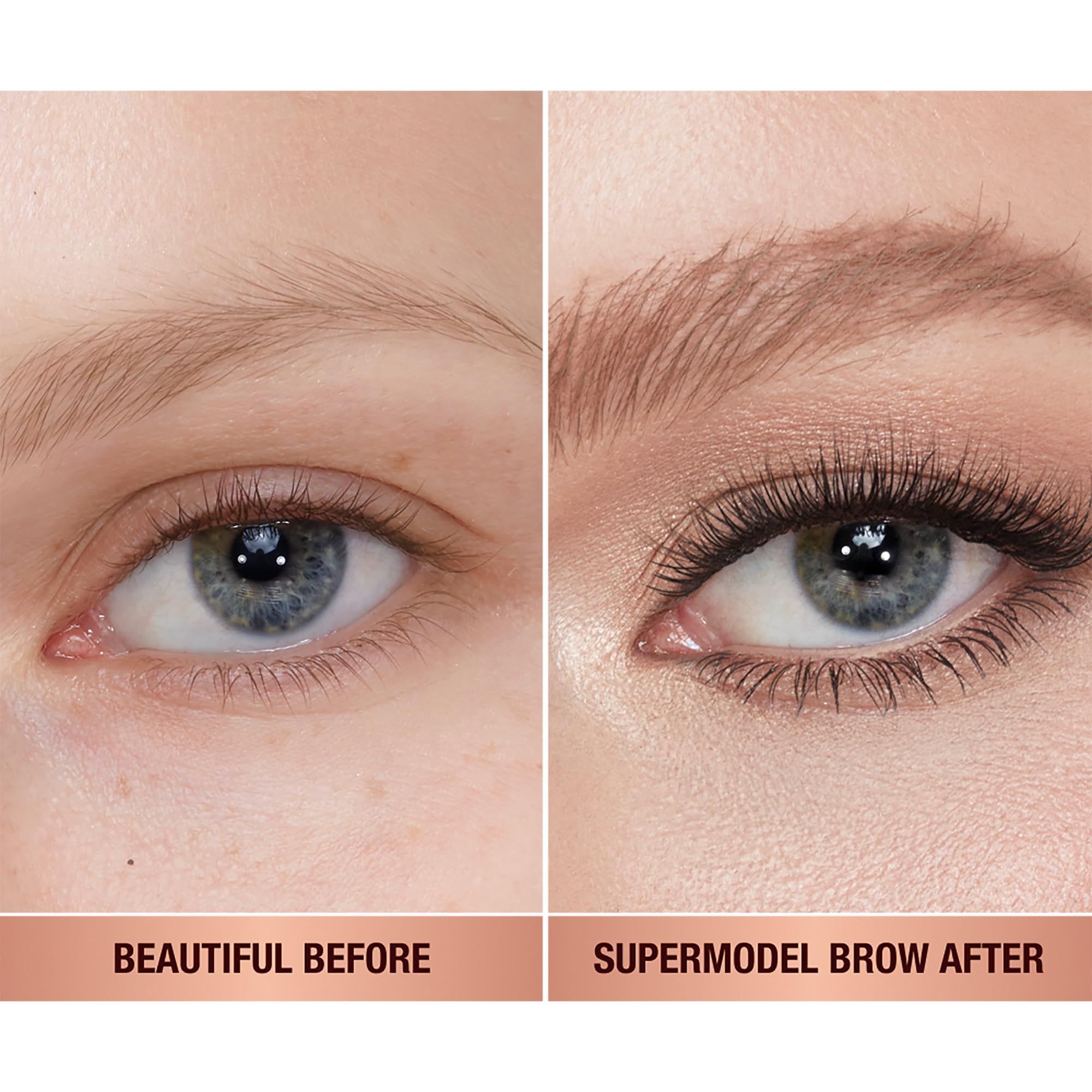 Charlotte Tilbury Legendary Brows Tinted Eyebrow Gel - Micro-Precision Brow Brush Adds Fullness, Texture & Feathered Definition - Water-Resistant Formula - Taupe