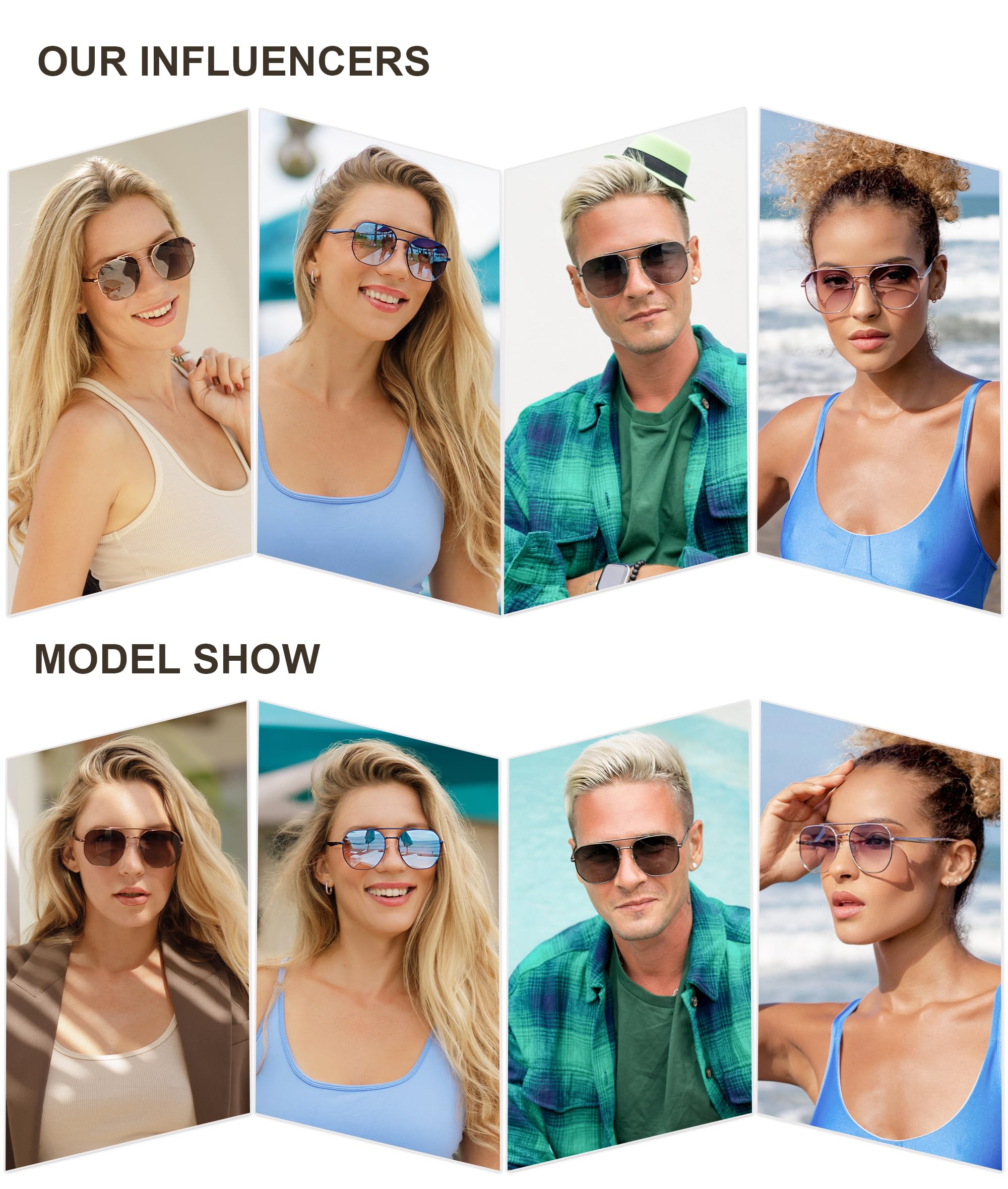 SOJOS Classic Square Aviator Sunglasses for Women Men Retro Hexagon UV400 Protection Shades SJ1222, Bright Gold/Black