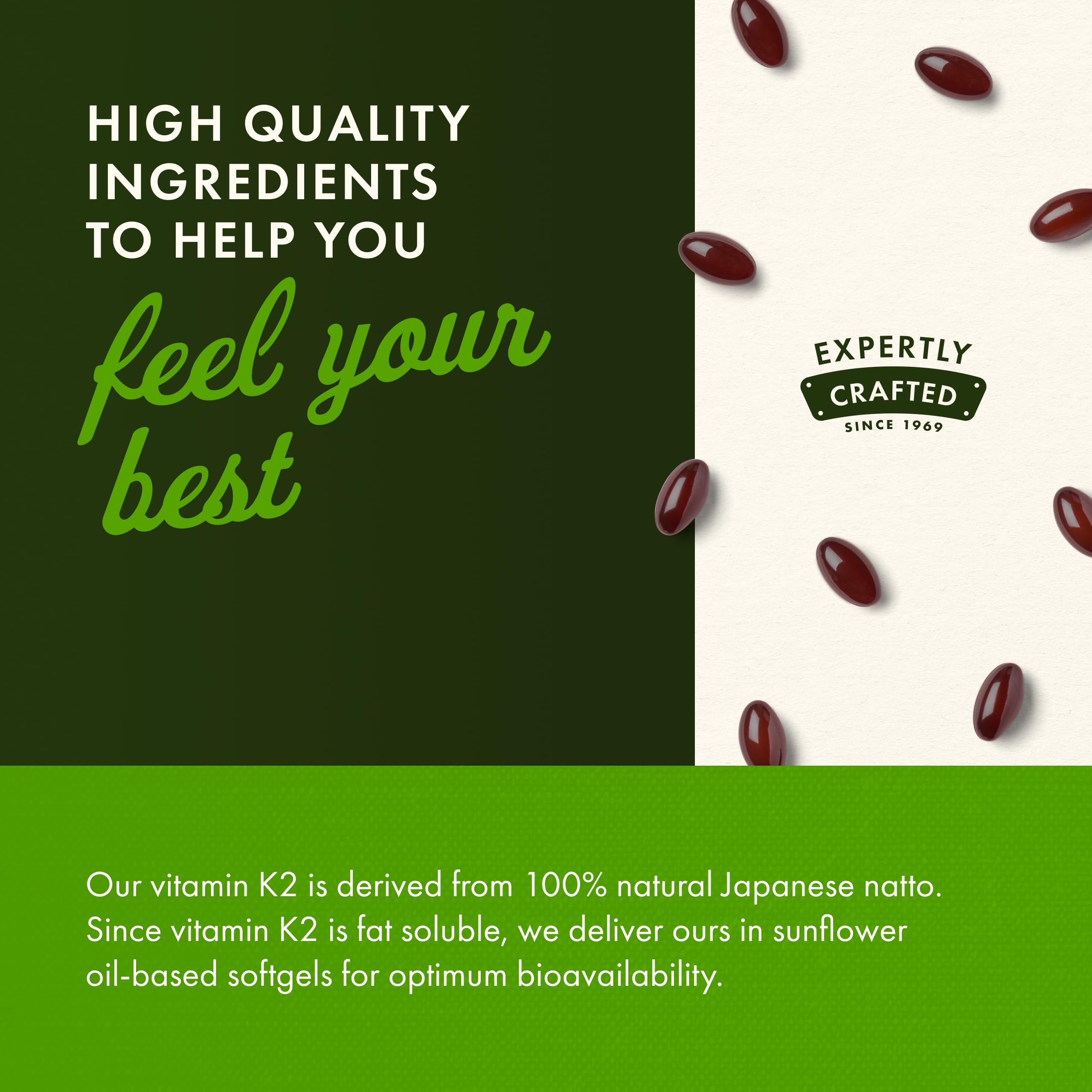 Swanson Natural Vitamin K2 (Menaquinone-7 from Natto) 50 mcg 30 Sgels (2 Pack)