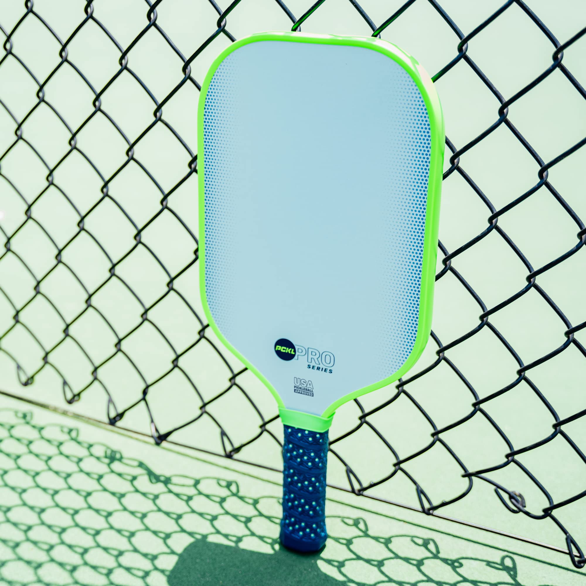 PCKL Pickleball Paddle Pro Series and Power Series | USA Pickleball Approved | Graphite Carbon Face | Edgeless Design | Choose Blue or White Pickleball Paddle