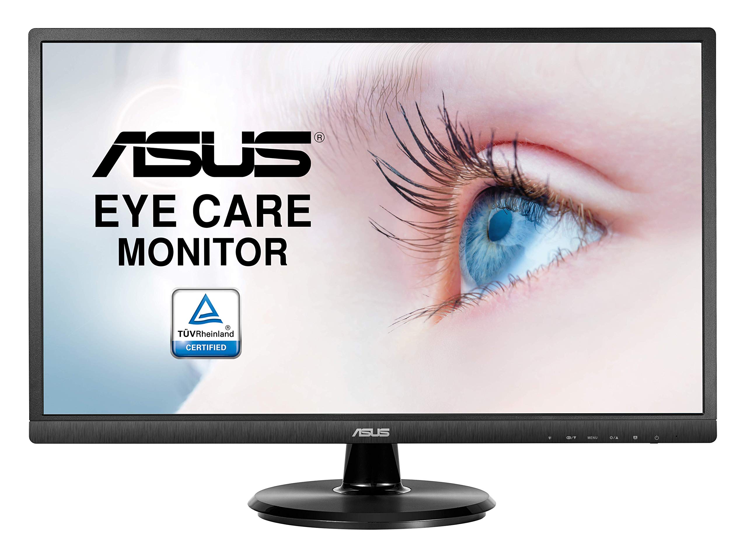 ASUS 23.8” Full HD Computer Monitor, 1080p, HDMI, VGA, Eye Care, 178° Wide Viewing Angle - VA249HE, Black