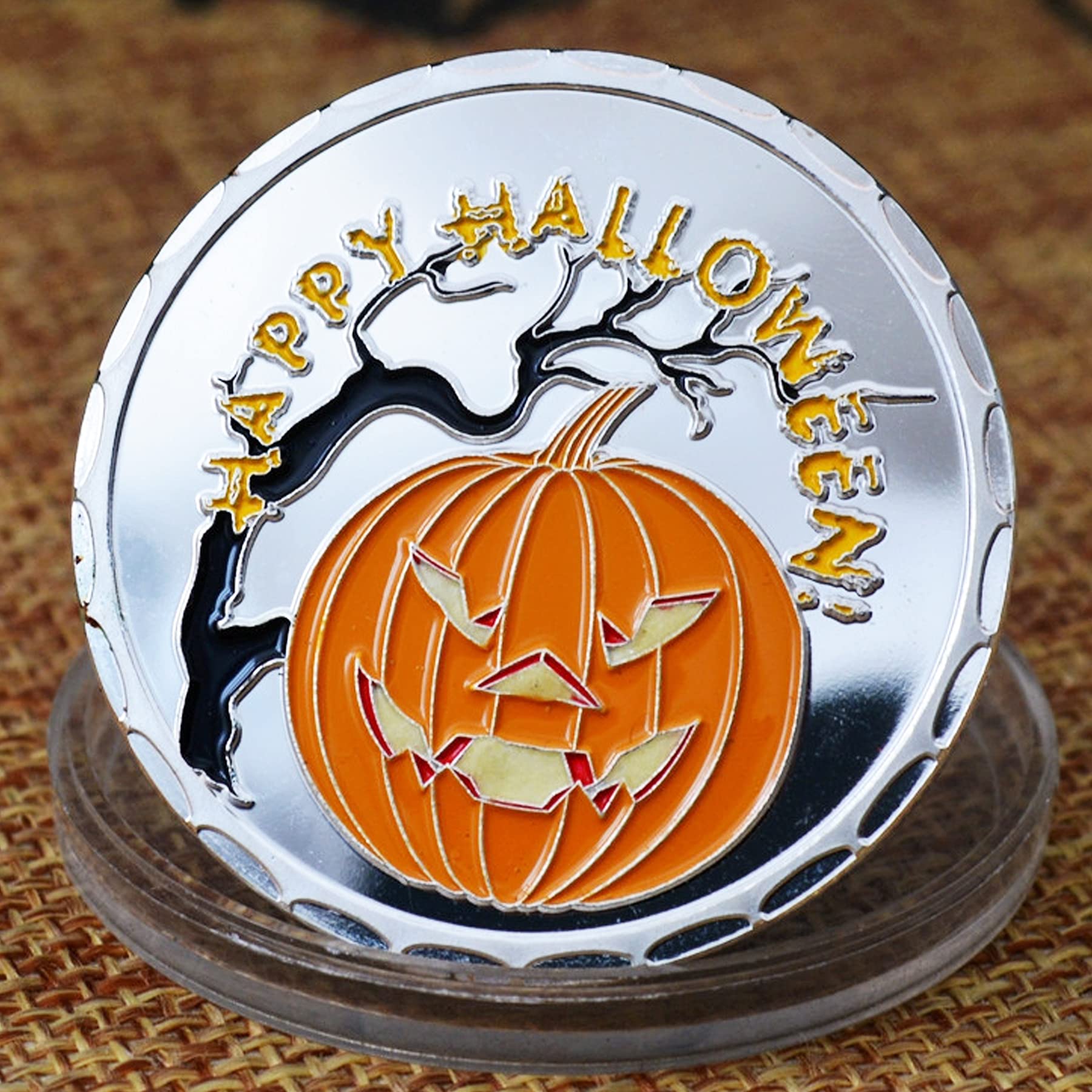 MXHUA Happy Halloween Challenge Coin