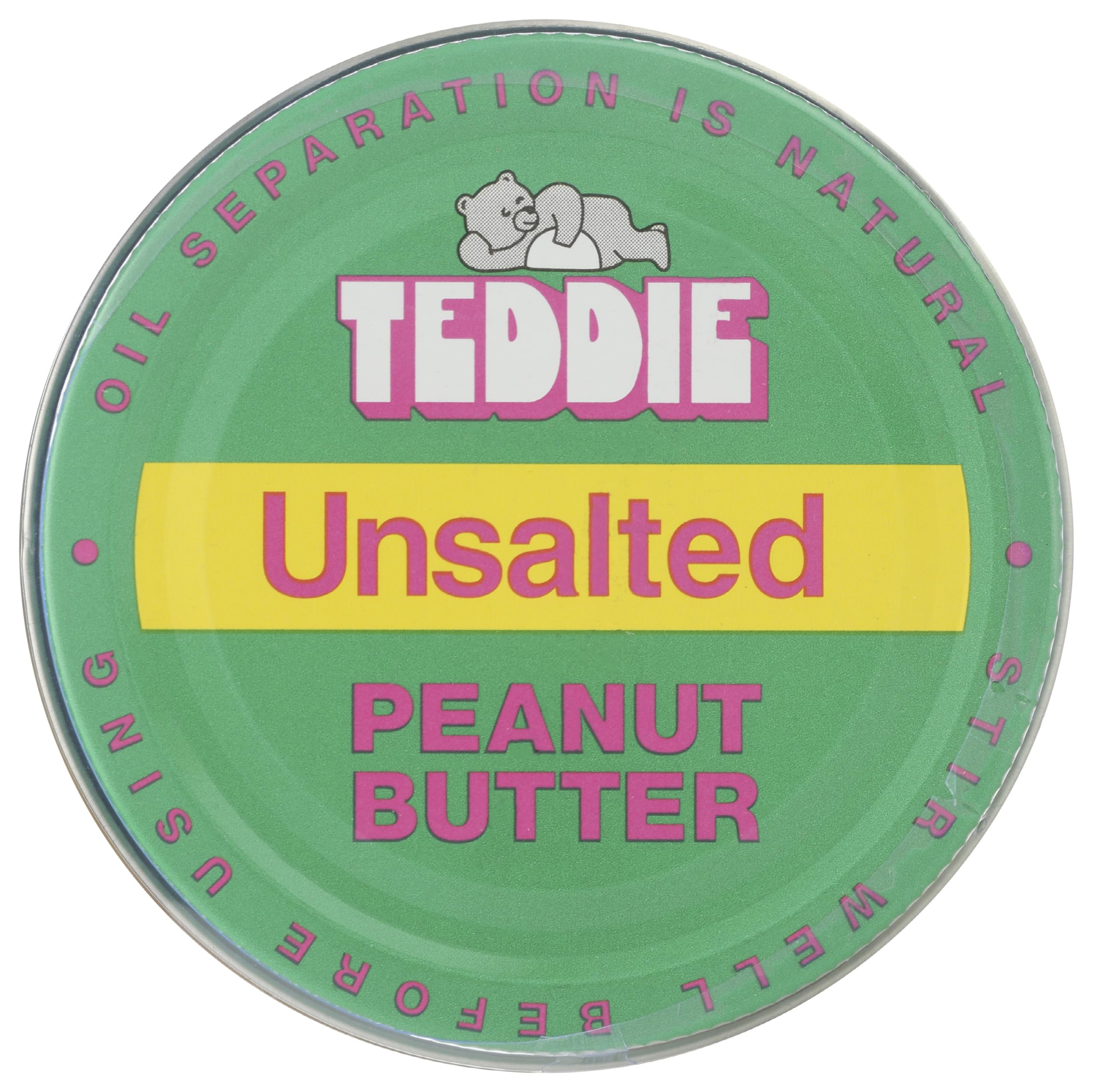 TEDDIE PEANUT BUTTER Unsalted Peanut Butter, 16 OZ