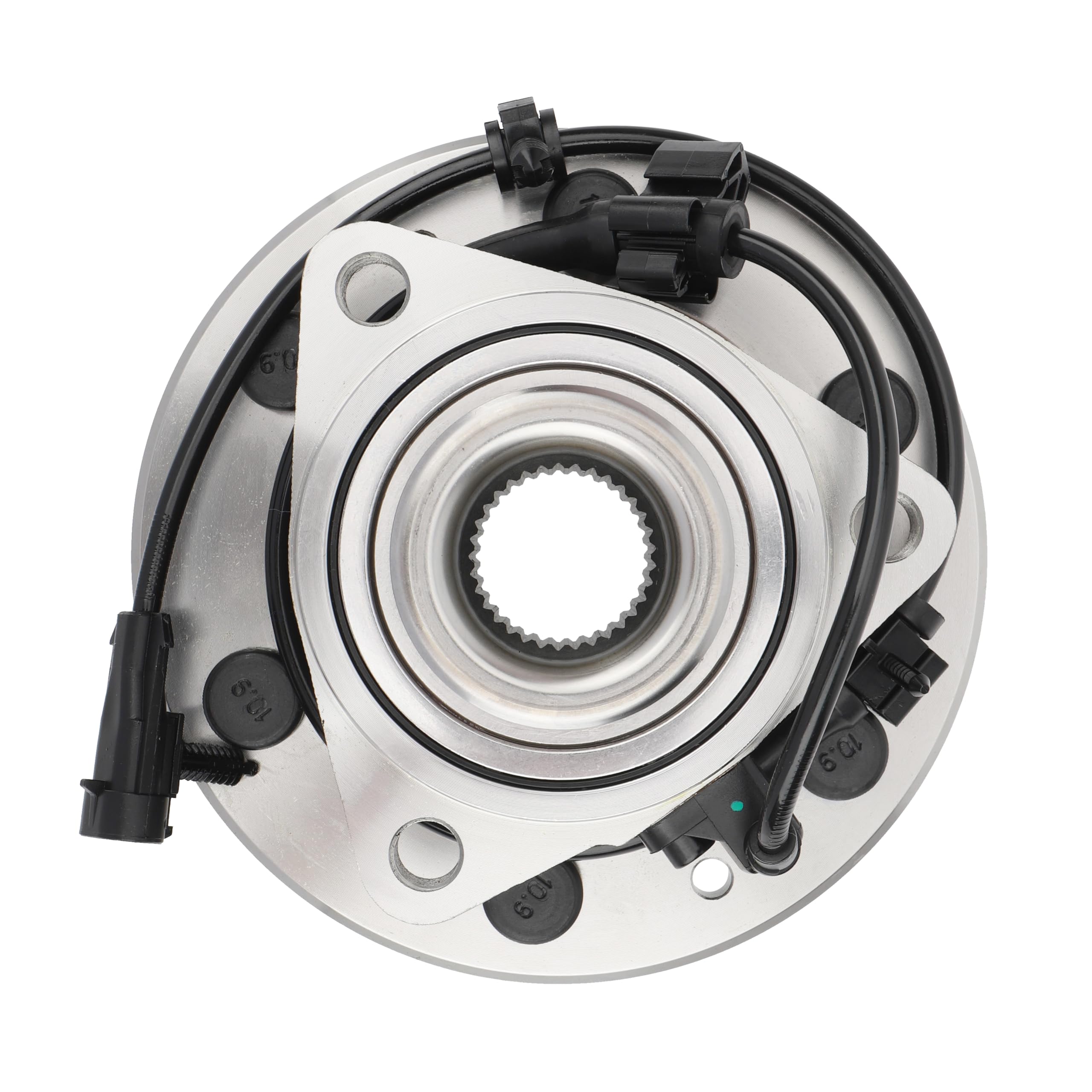 4WD ONLY Front Wheel Hub and Bearing Assembly 515036 Wheel Bearing for Cadillac Escalade, for Chevy Avalanche, Express 1500, Silverado, Suburban, Tahoe, for GMC Sierra, Yukon, Savana 6 Lugs w/ABS 1PCS