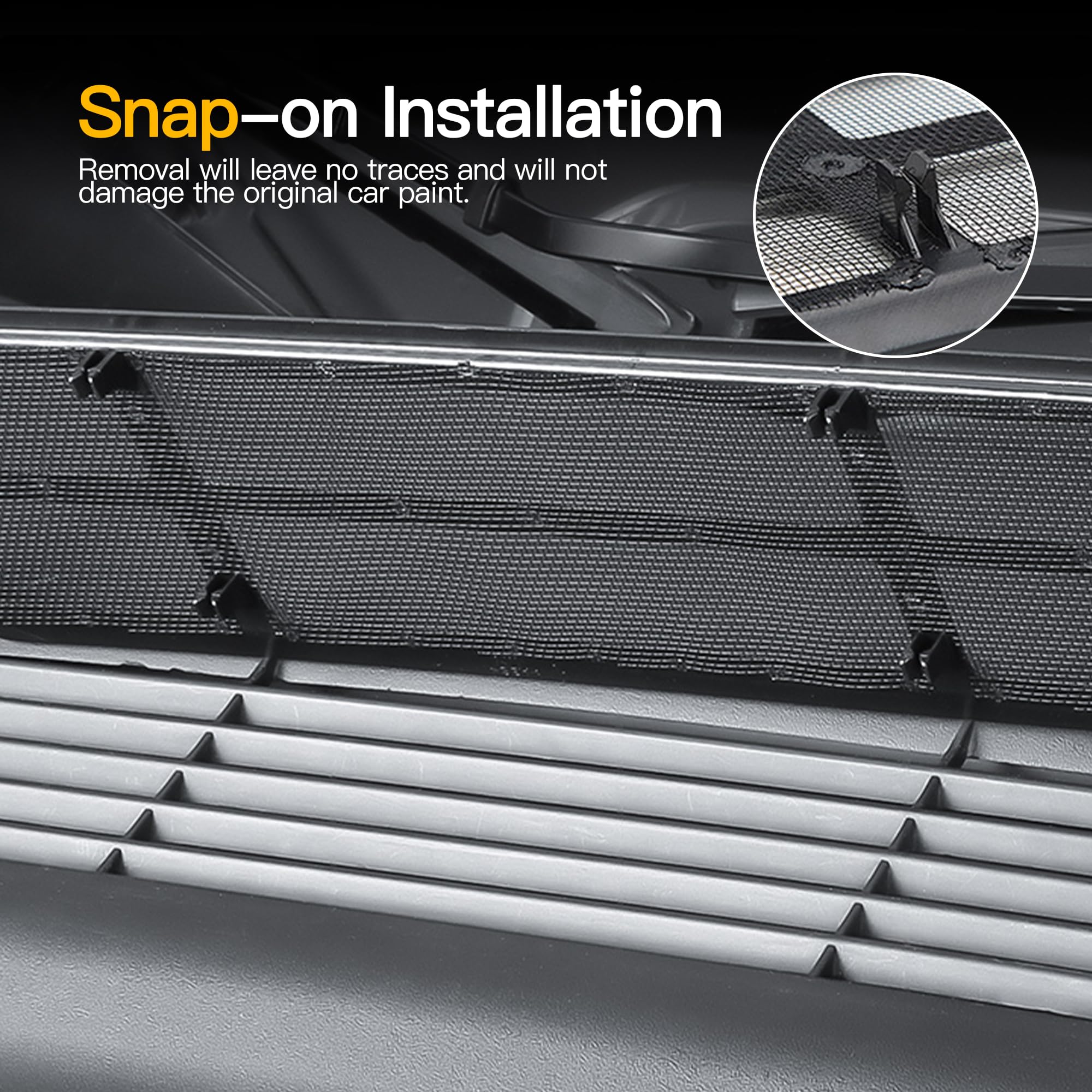 HSB Air Inlet Protective Cover Compatible for Tesla Model Y 2021 2022 2023 2024,Air-conditioning Air Intake Grille,ABS Plastic Air Vent Intake Air Flow Grille Accessories