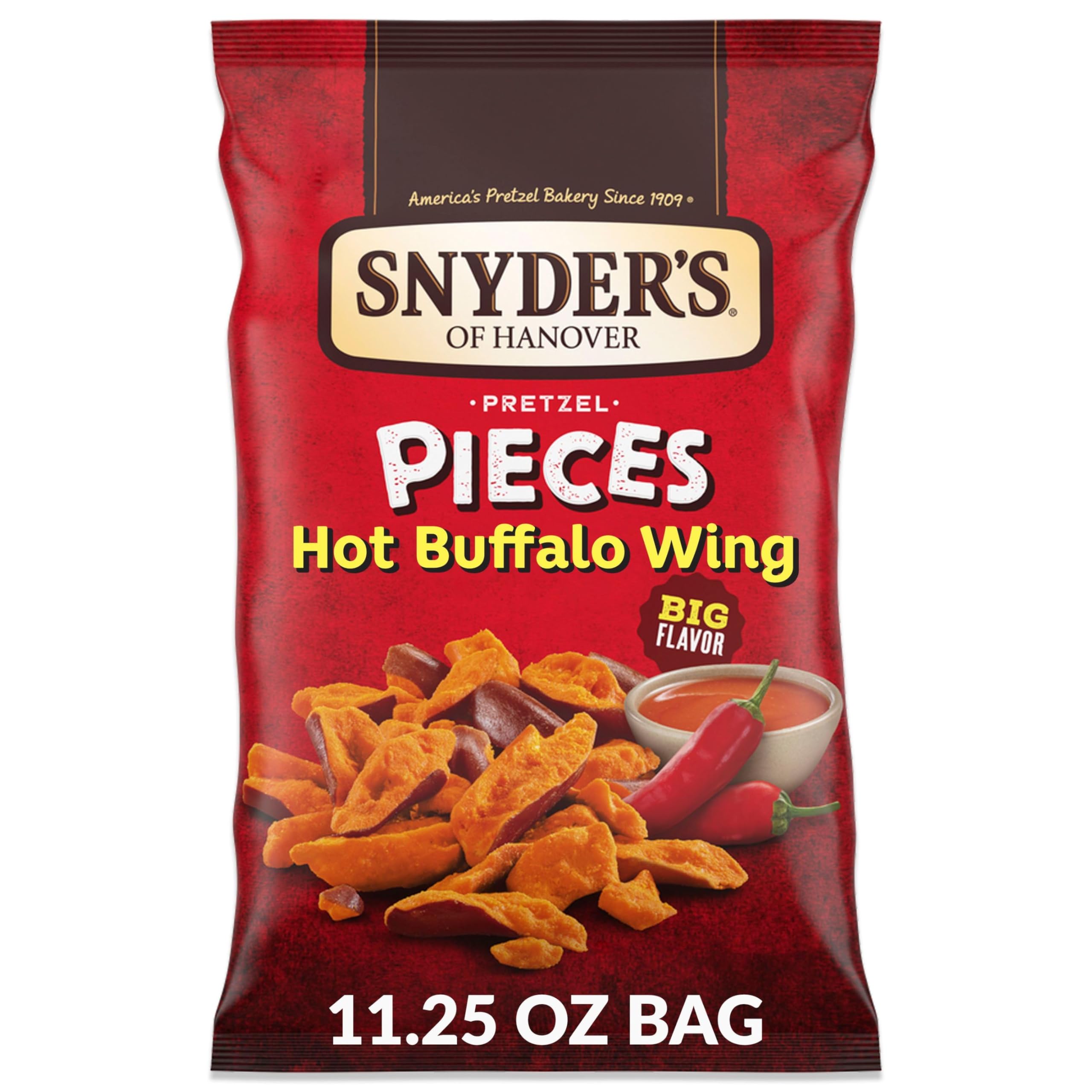 Snyder's of Hanover Pretzel Pieces, Hot Buffalo Wing, 11.25 Oz