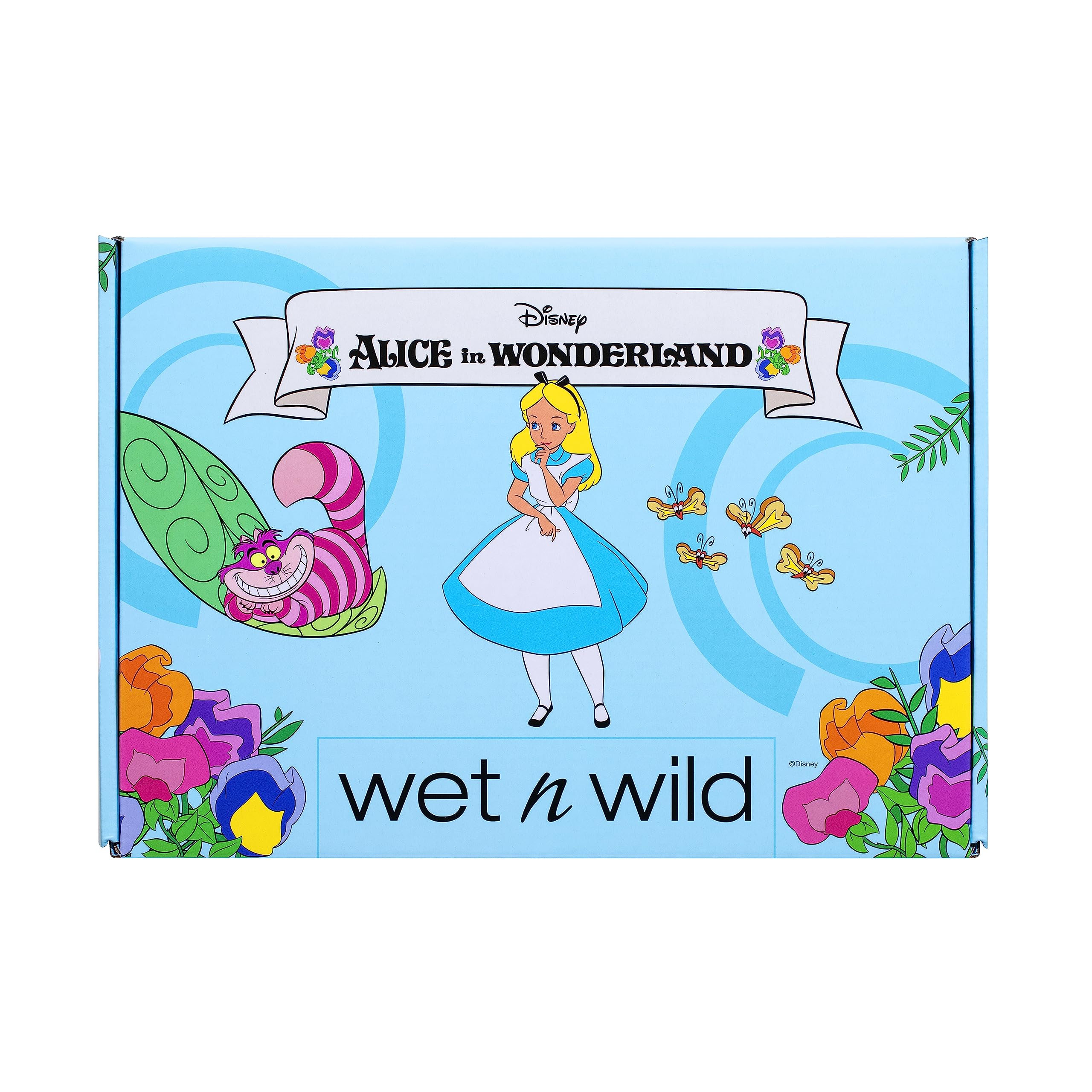 wet n wild Alice in Wonderland PR Box - Makeup Set with Versatile Brushes, Buildable & Blendable Palettes, Vibrant Colors, & Lip Glosses for Unique Looks, Cruelty-Free & Vegan