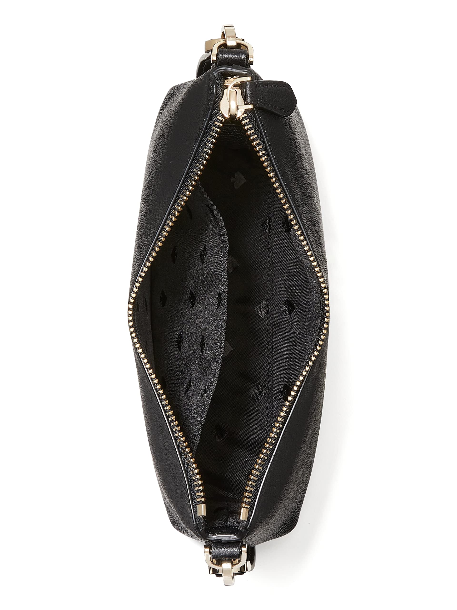 Kate Spade Bailey Textured Leather Crossbody Bag Purse Handbag (BLACK)