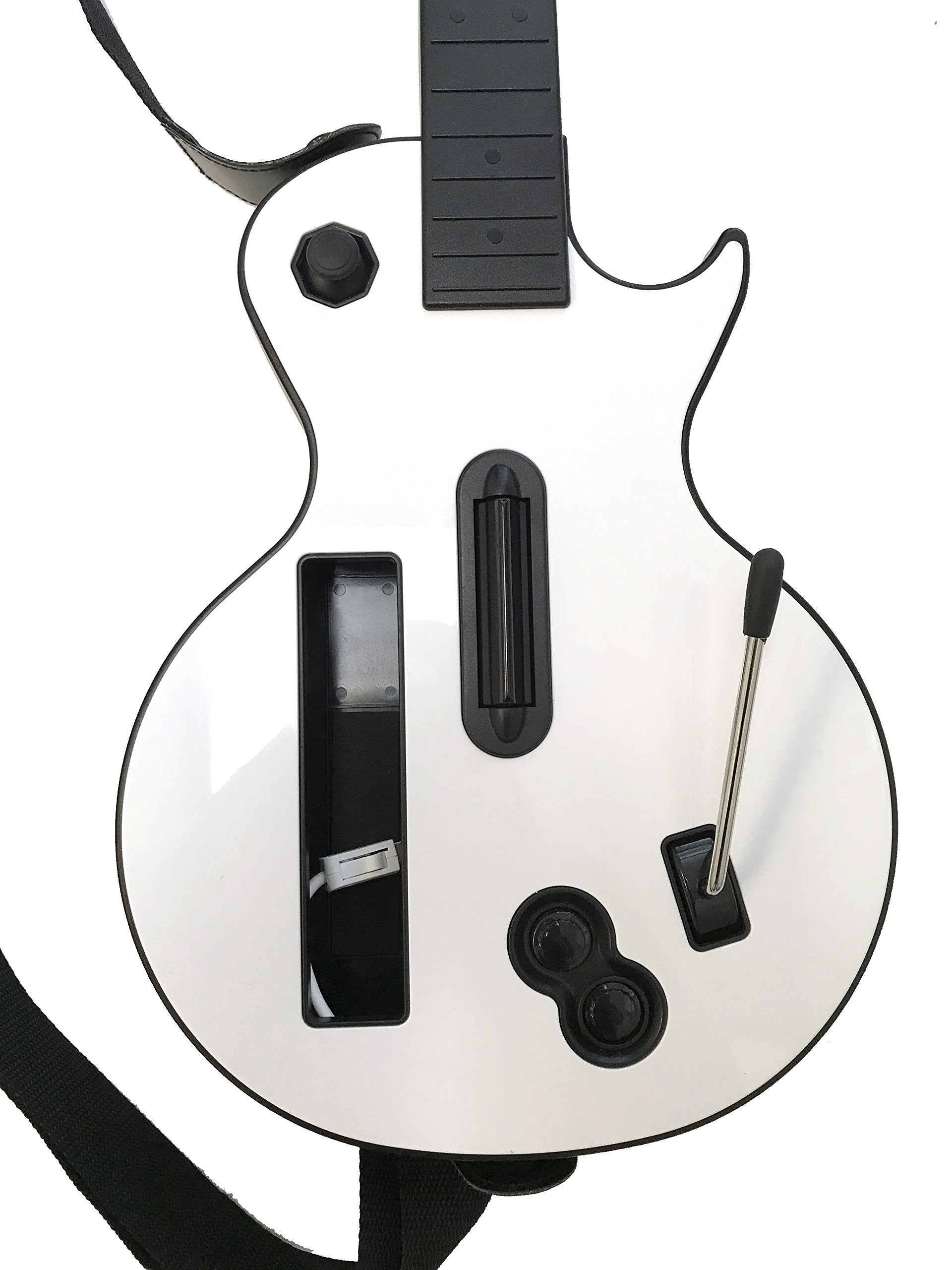 Wireless Guitar for Wii Guitar Hero and Rock Band Games (Excluding Rock Band 1), Color White