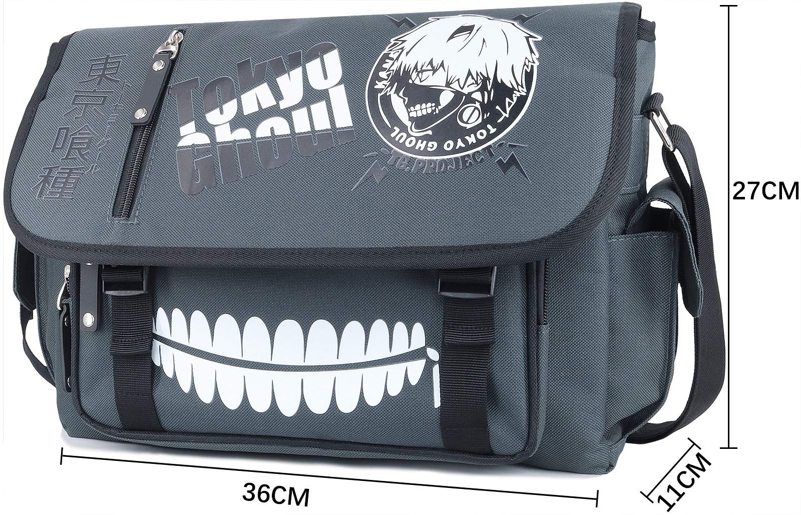 Roffatide Anime Messenger Bag Crossbody Bag Oxford Shoulder Bag Satchel Schoolbag