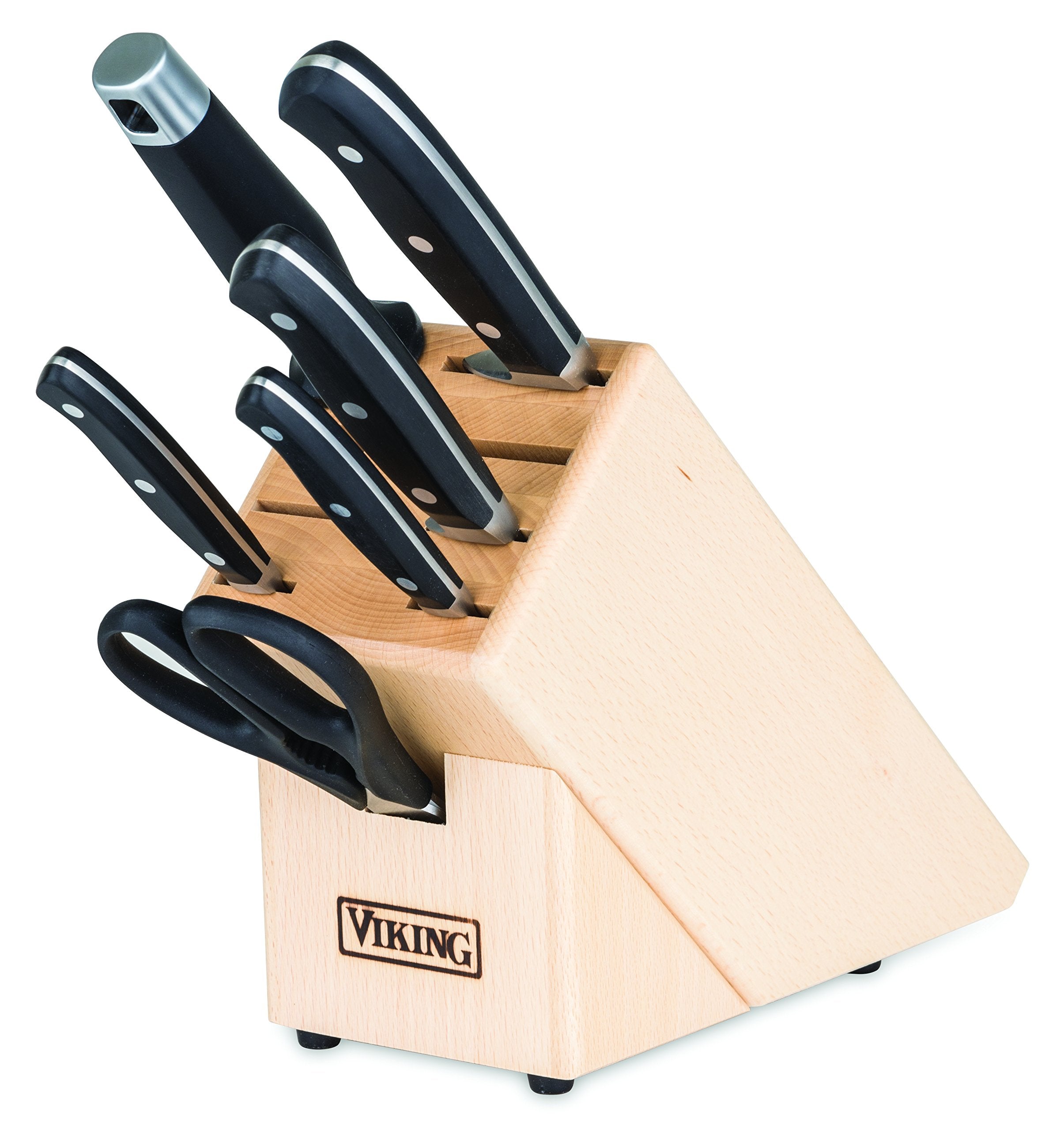 Viking Culinary Professional German Stainless Steel, 7-Piece Set, Black