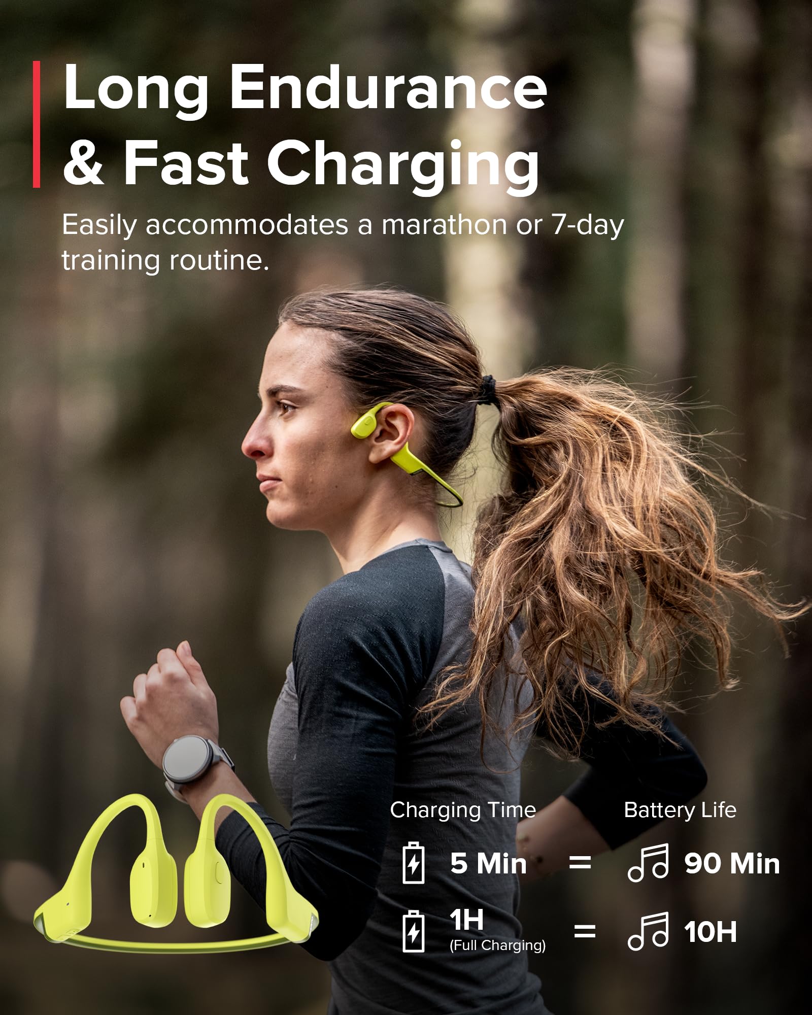 SUUNTO Race Stainless Steel GPS Sports Watch Birch, SUUNTO Sonic Bone Conduction Headphone Lime