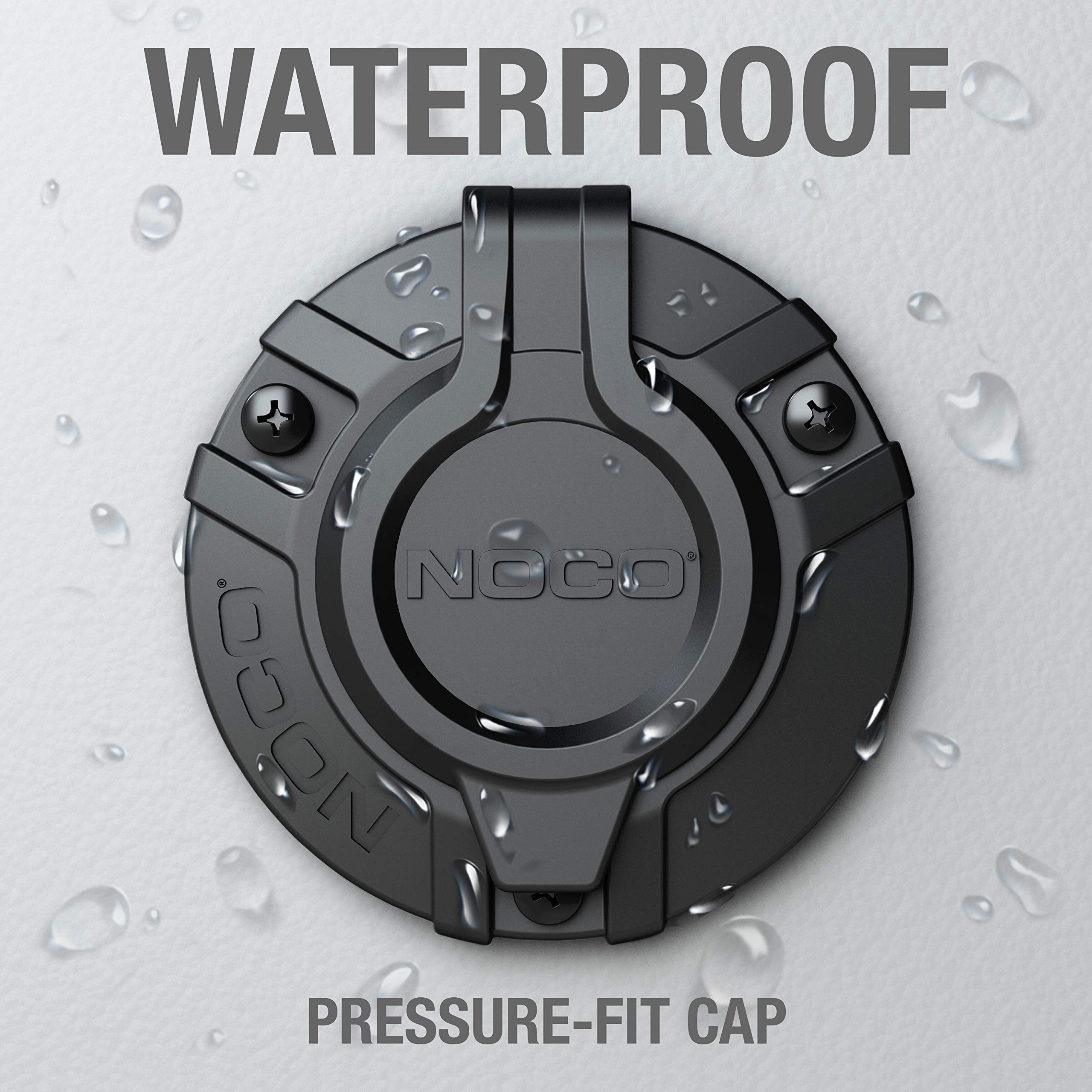 NOCO GCP1E 15A AC Port Plug, 125V Power Inlet Socket, Charger Plug, and Waterproof Electrical Outlet Receptacle with 6-Foot Integrated Outdoor Extension Cord