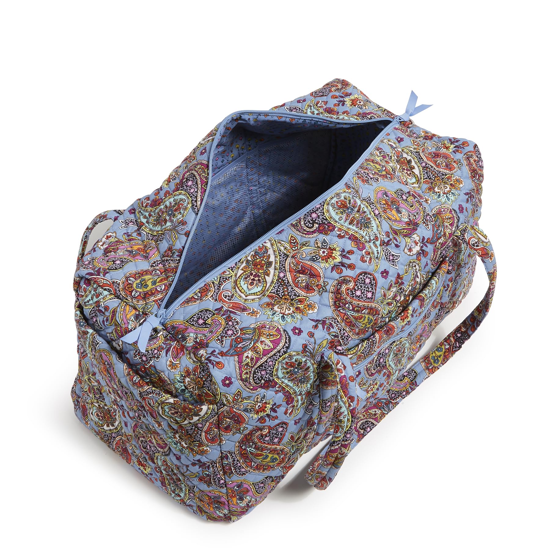 Vera Bradley Women's Cotton Large Travel Duffel Bag, Provence Paisley, One Size