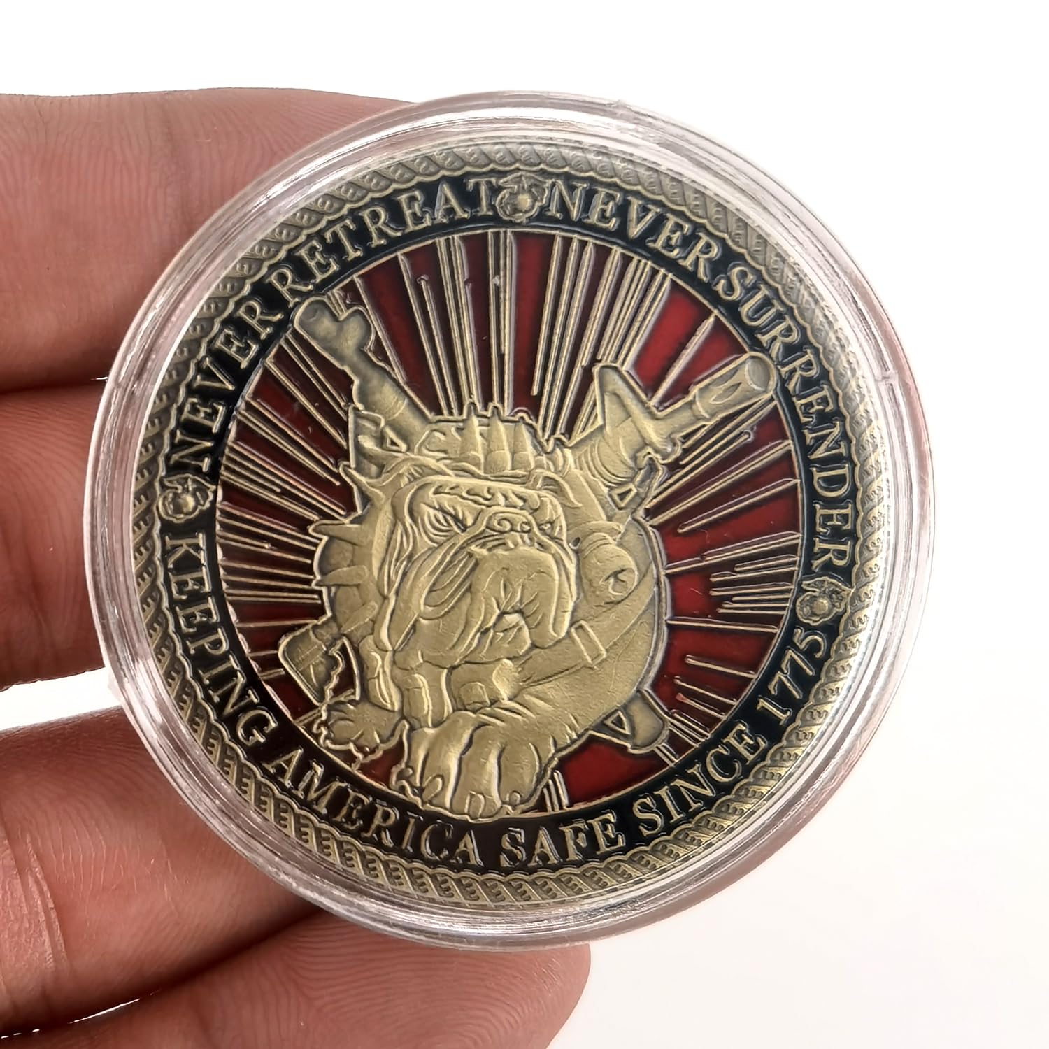 USN Marine Corps Devil Dog Military Challenge Coin Collection Gift