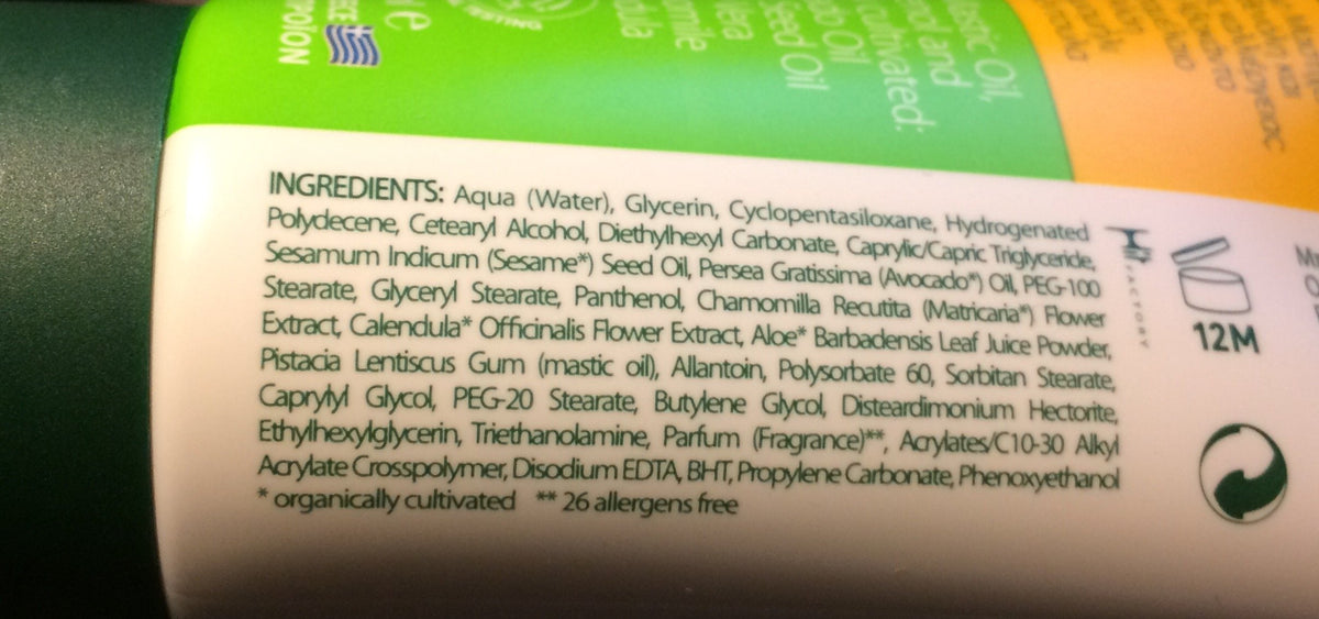 Hand care cream with Mastic
