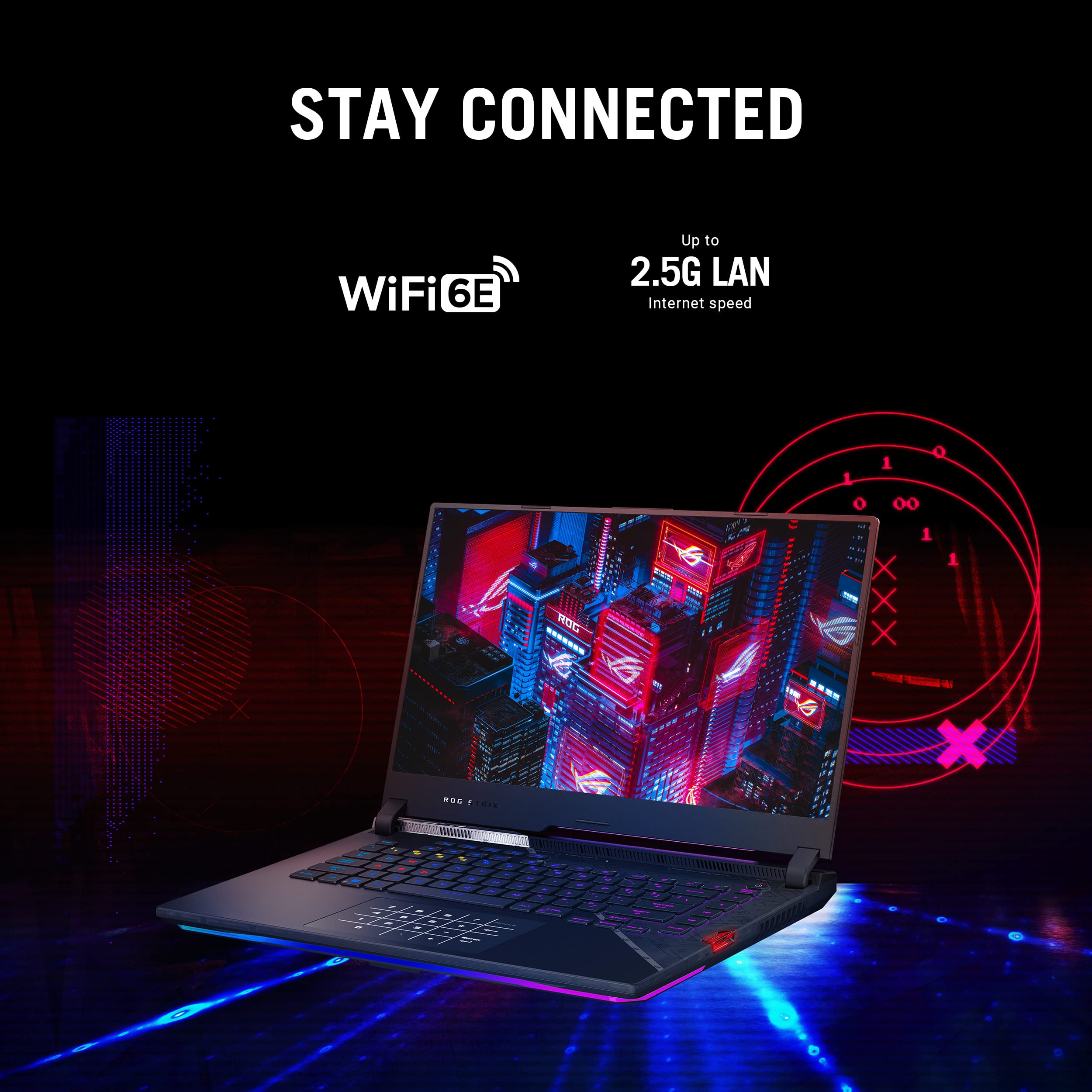 ASUS ROG Strix Scar 15 Gaming Laptop, 15.6” 240Hz IPS QHD Display, NVIDIA GeForce RTX 3070 Ti, Intel Core i9 12900H, 16GB DDR5, 1TB SSD, Per-Key RGB Keyboard, Windows 11 Home, G533ZW-AS94Q,Black