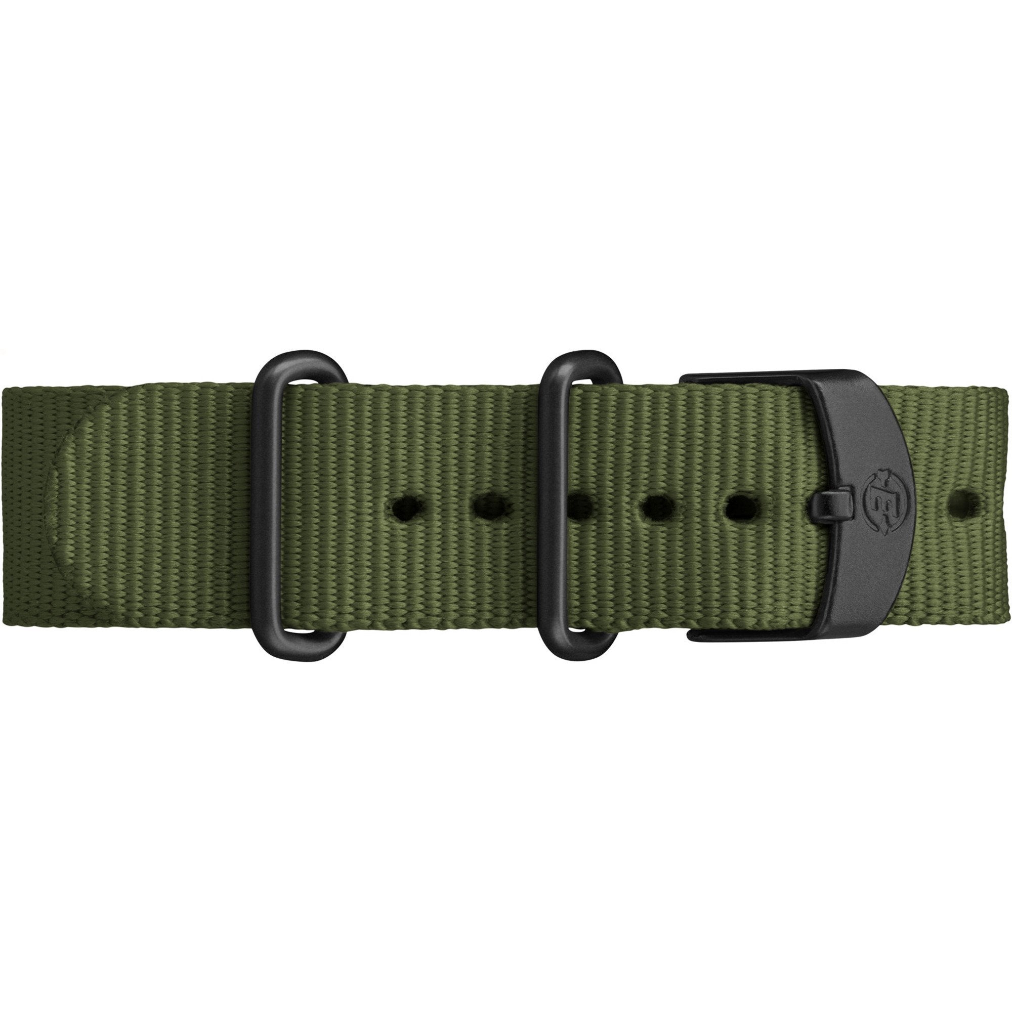 Timex Men's Expedition Scout 40mm Watch – Black Case Black Dial with Green Fabric Strap