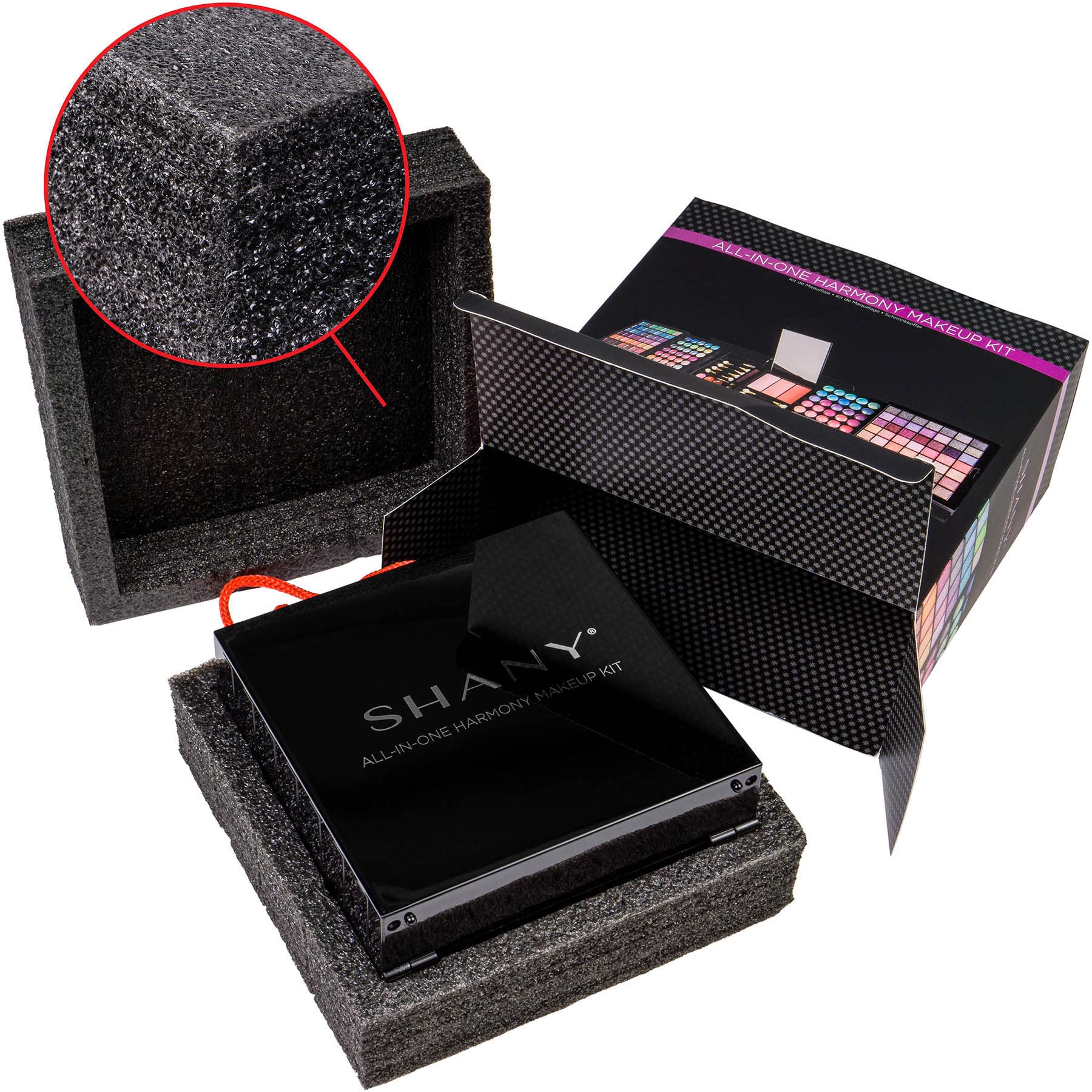 SHANY All In One Harmony Makeup Set - Ultimate Color Combination - Eyeshadows, Blush Powder, Lip-gloss Lipstick, Mini Makeup brushes, Makeup applicators, HOLIDAY GIFT IDEA - New Edition