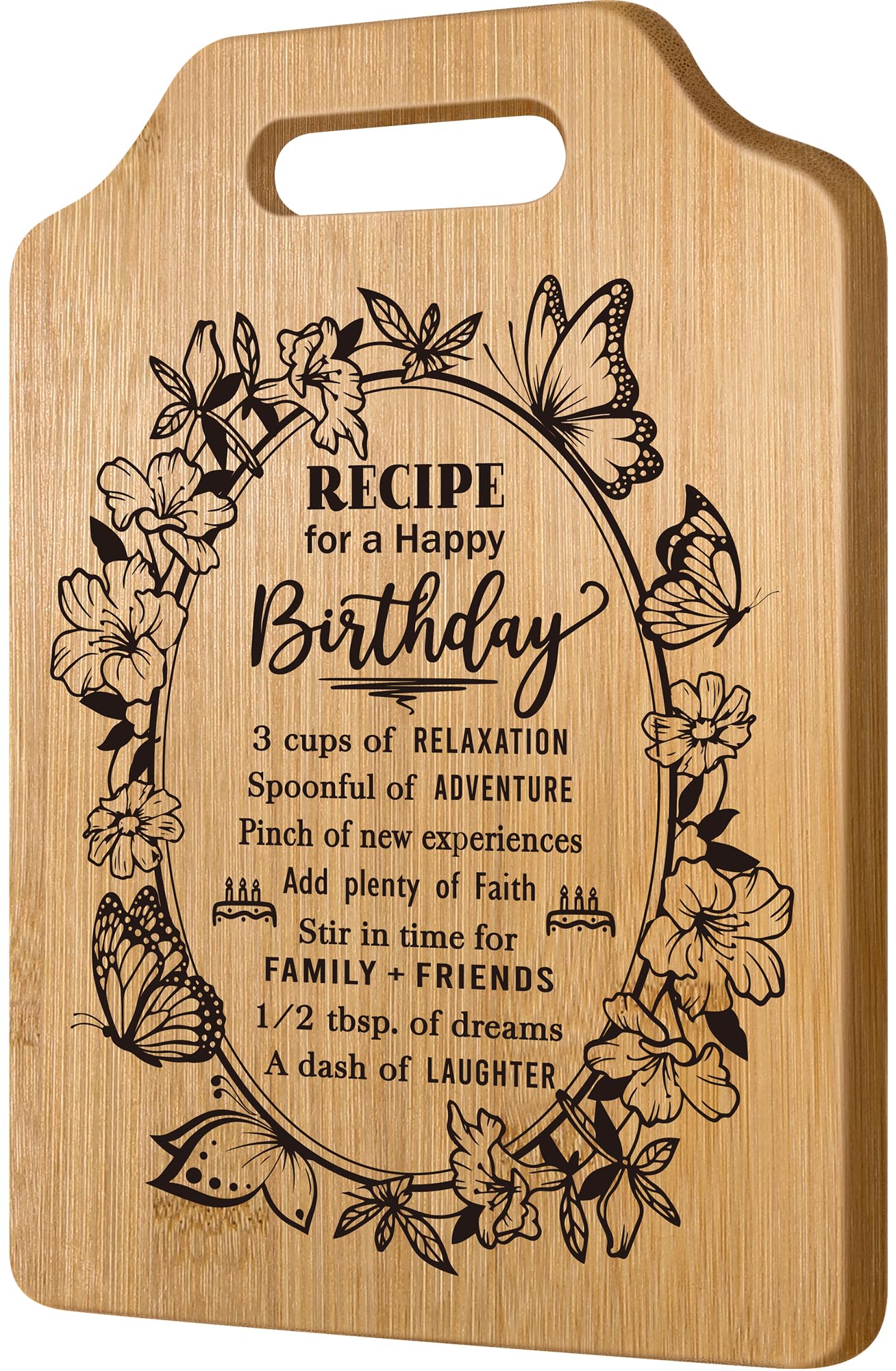 Birthday Gifts for Women Men, Birthday Gift Ideas Party Decoration for Her Him, Years Old Birthday Gifts, Birthday Gift Baskets for Boyfriend Girlfriend Best Friend, Happy Birthday Cutting Board Gifts