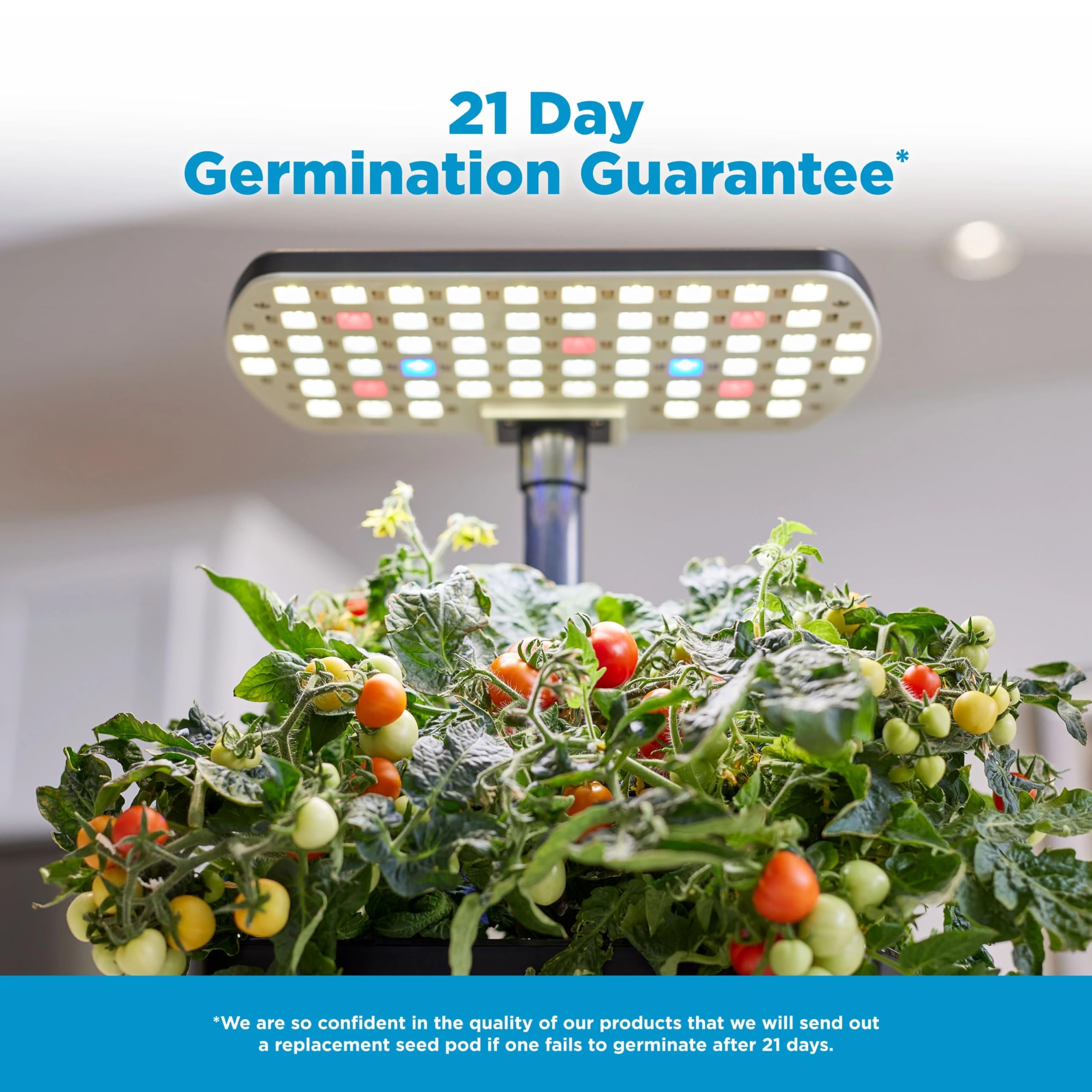 AeroGarden Harvest 2.0, Indoor Garden Hydroponic System with LED Grow Light, Holds up to 6 AeroGarden Pods, Cream