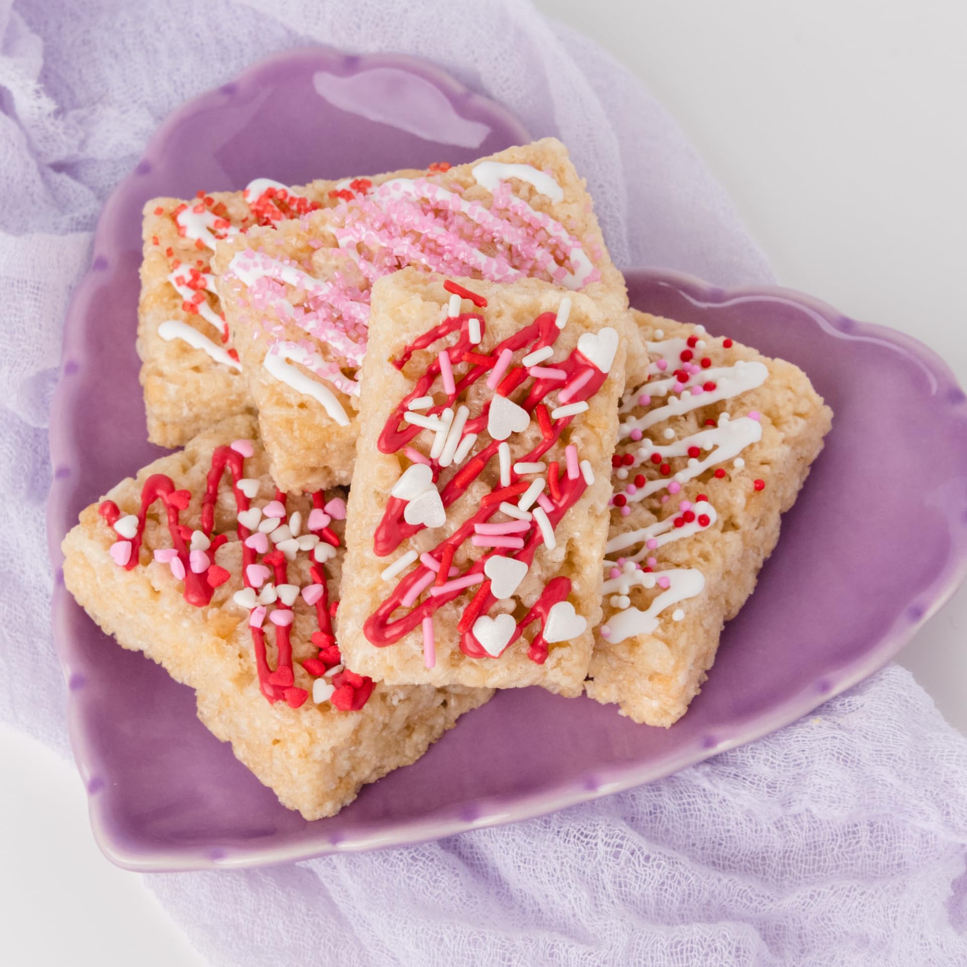 Sweets Indeed, Heart Sprinkles, Valentines Day Bulk, 10 ounce, Edible Sprinkle Mix, Perfect for Cake Decorations, Baking, Ice Cream, Cookies, Cupcake Topper (Sweetheart Mix)