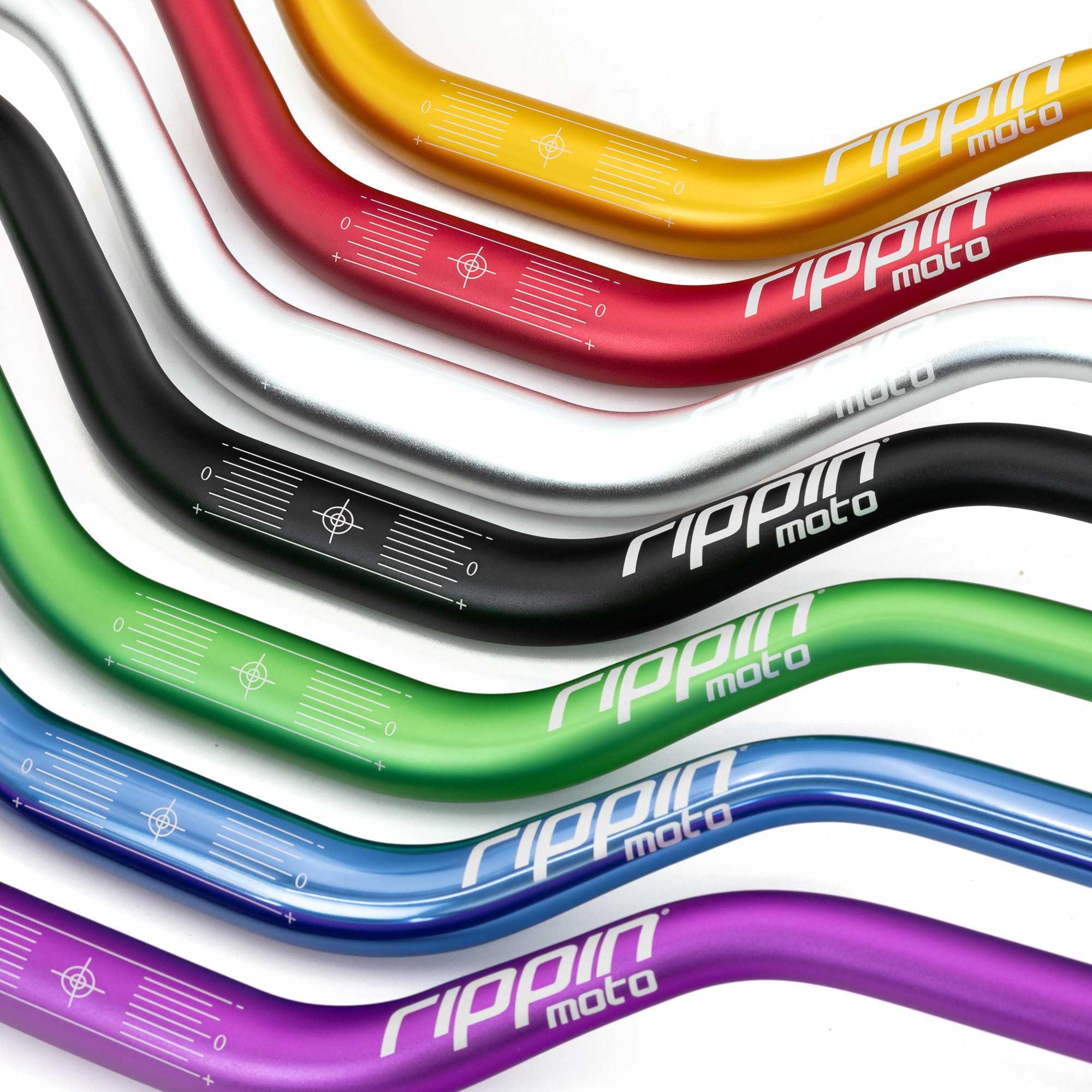 Rippin Moto RISE3 E-Moto Handlebars for Sur-Ron - 3" Rise x 770mm Wide, 22mm Ends, 31.8mm Center - Riser Bars for Talaria Sting, E-Ride PRO, Rawrr Mantis, Vetra Blazer, Surron LBX (Black)