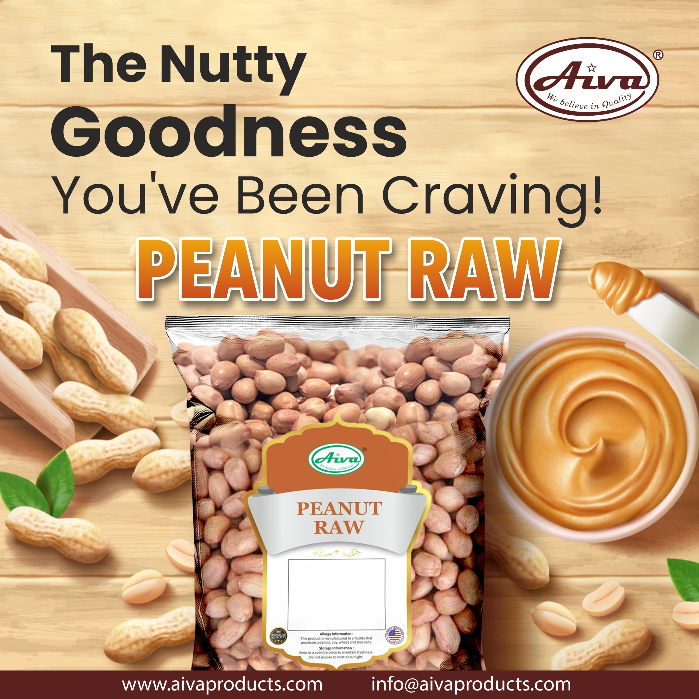 Raw Spanish Peanuts (10 Pound Case) Package May Vary