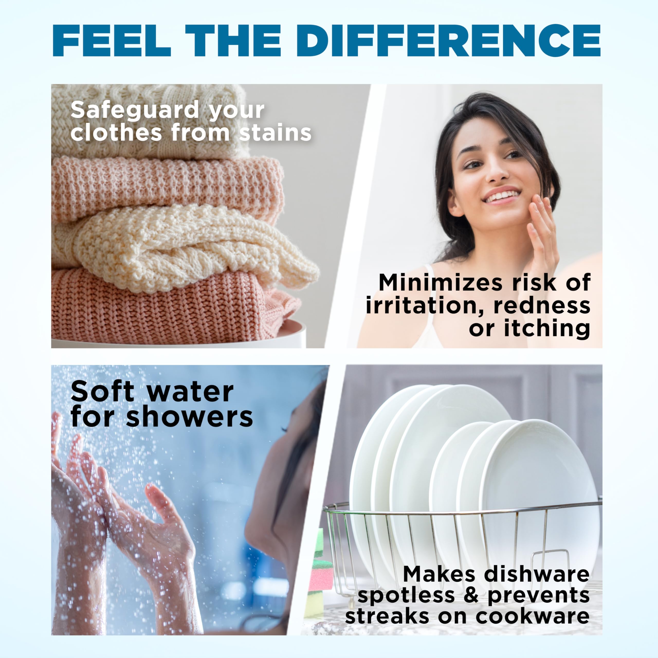 Ivation H2O 40,000 Grain, Water Softener System, Water Softner, with Patented Ceramic Discs, Automatic Whole House Soft Water Regeneration Reduces Magnesium & Hard Minerals & Improves Water Quality