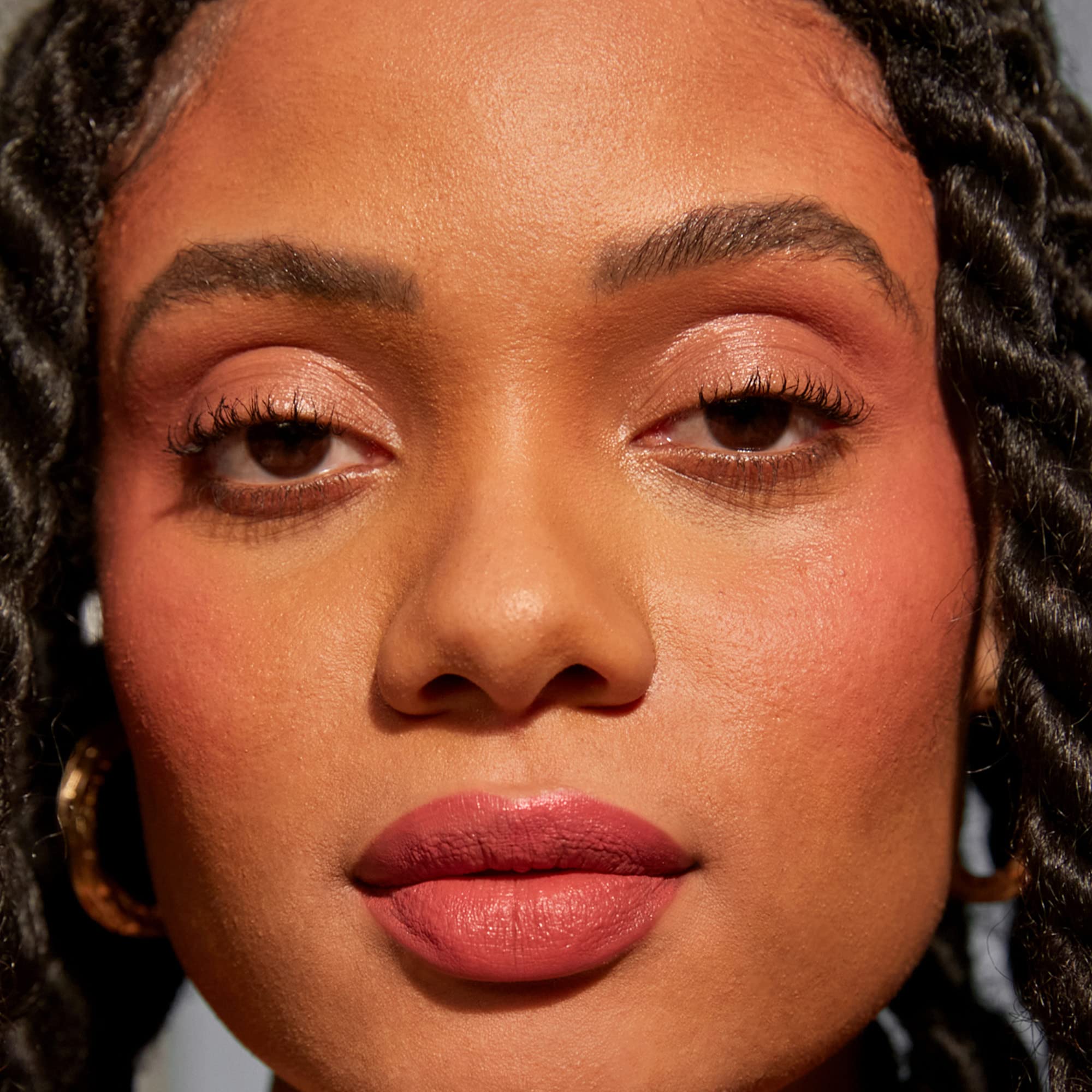 Nudestix Intense Matte Lip + Cheek Pencil, Lipstick + Lip Liner + Cheek Blush Tint, Multi Use Makeup for Long Lasting Color, Smooth Coverage, Shade: Sweet Cheeks