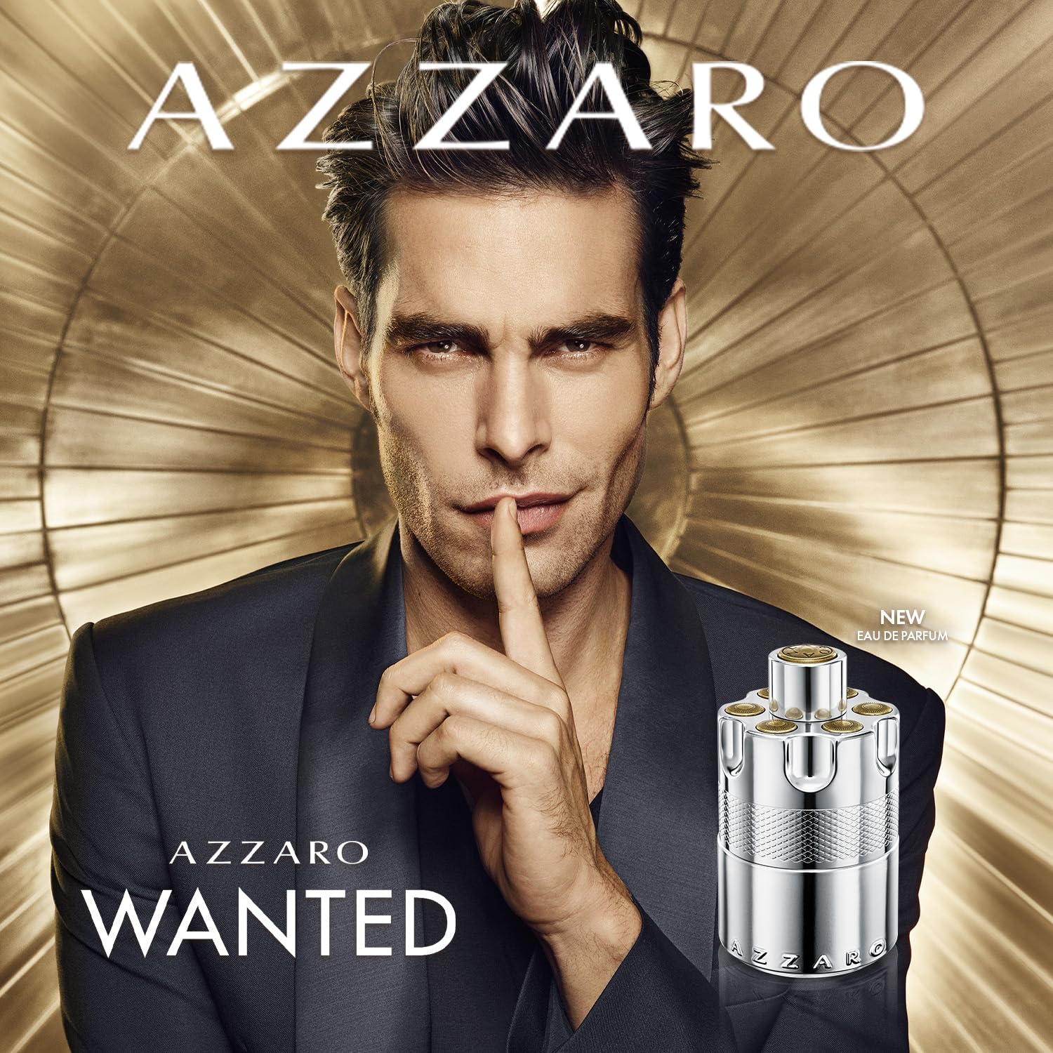 Azzaro Wanted Eau de Parfum - Energizing & Intense Woody, Aromatic & Spicy Men's Cologne