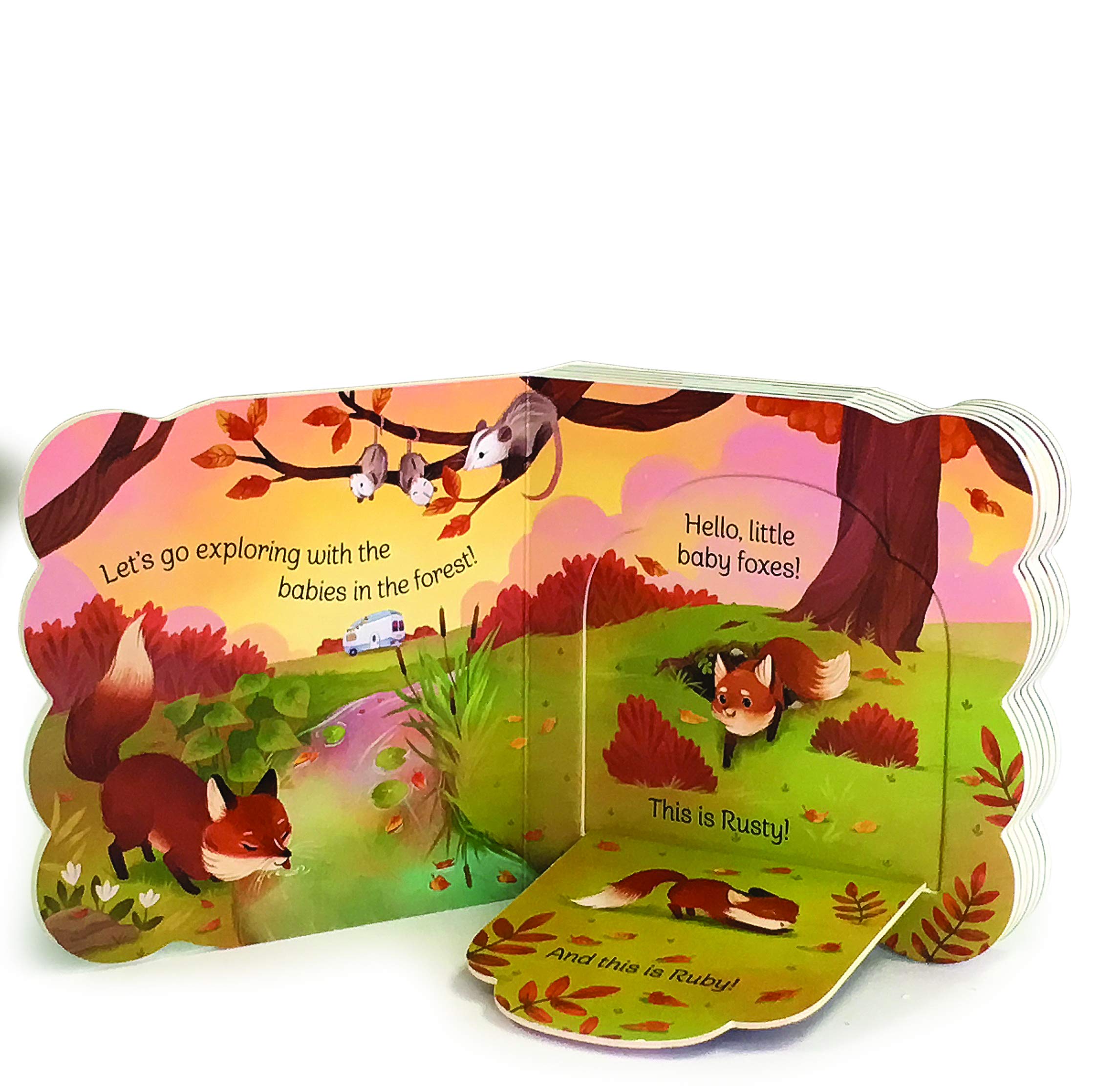 Babies in the Forest- A Lift-a-Flap Board Book for Babies and Toddlers, Ages 1-4 (Chunky Lift-A-Flap Board Book)