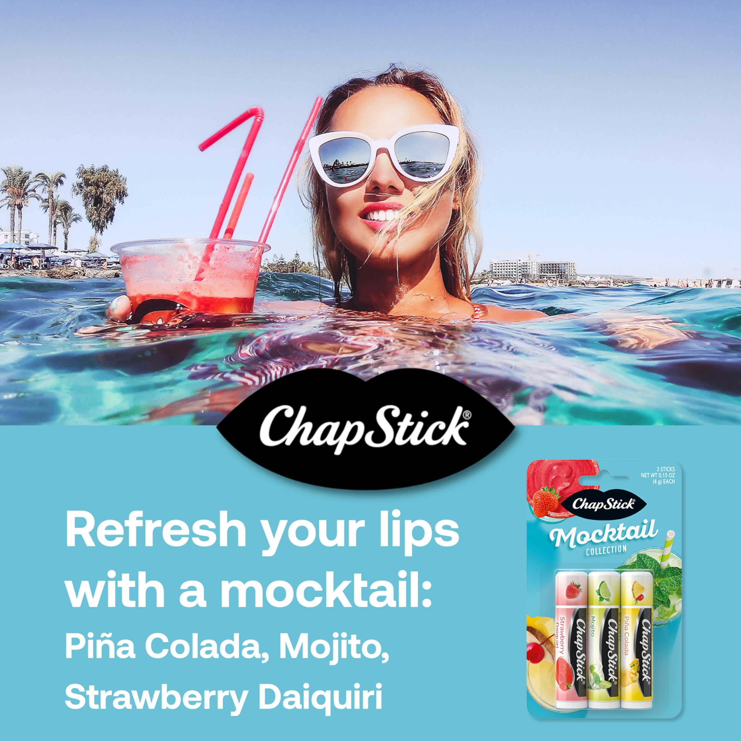 ChapStick Summer 3 Pack Bundle 6 Count