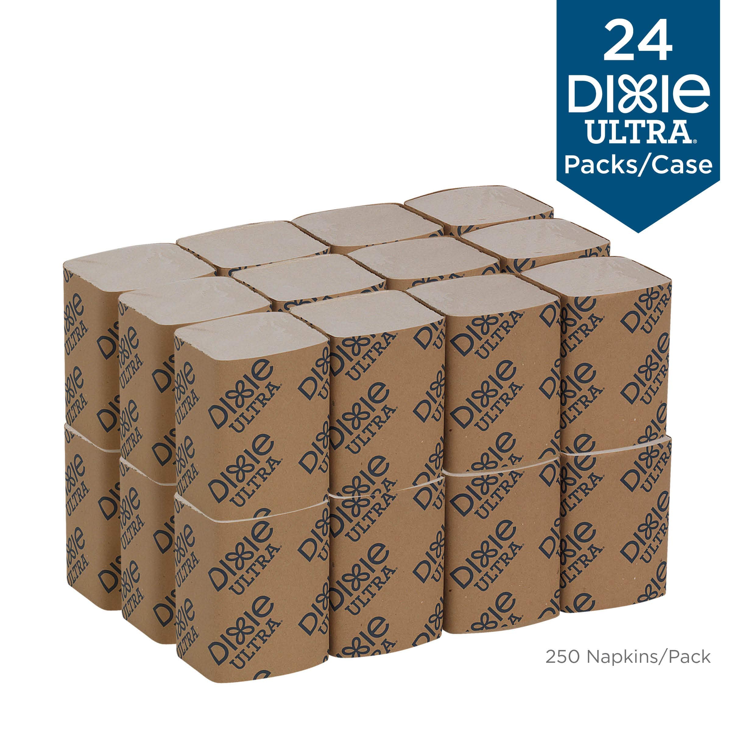 DIXIE ULTRA® INTERFOLD 2-PLY NAPKIN DISPENSER REFILL BY GP PRO (GEORGIA-PACIFIC), BROWN, 6,000 NAPKINS PER CASE