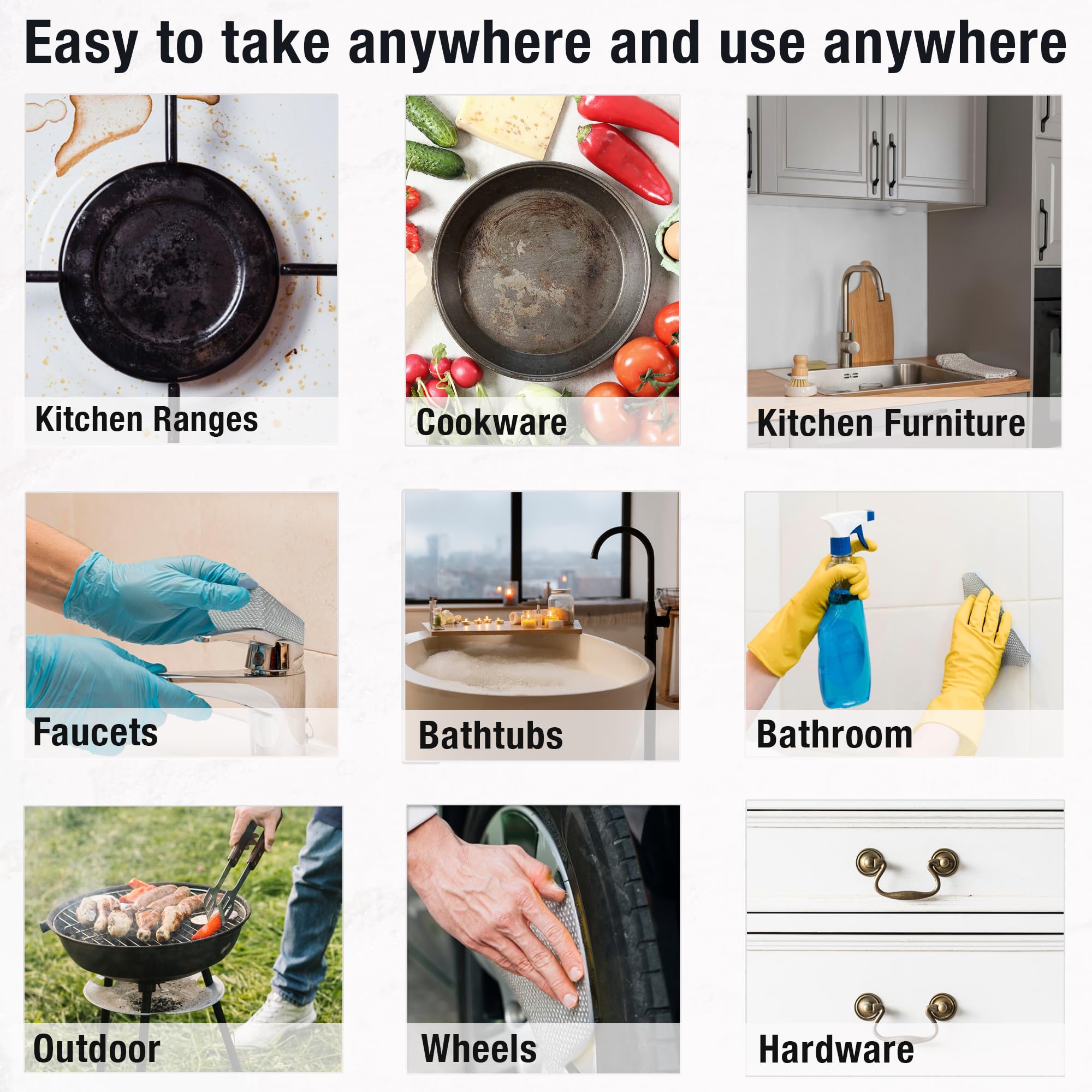 Jumuk Supplies Daily Dish Scrubber Sheet Non-Scratch Household Disposable Cleaning Sponges | Recyclable, Eco-Friendly & Perfect for Kitchen, Home Cleaning and Outdoor Use (1, Navy)