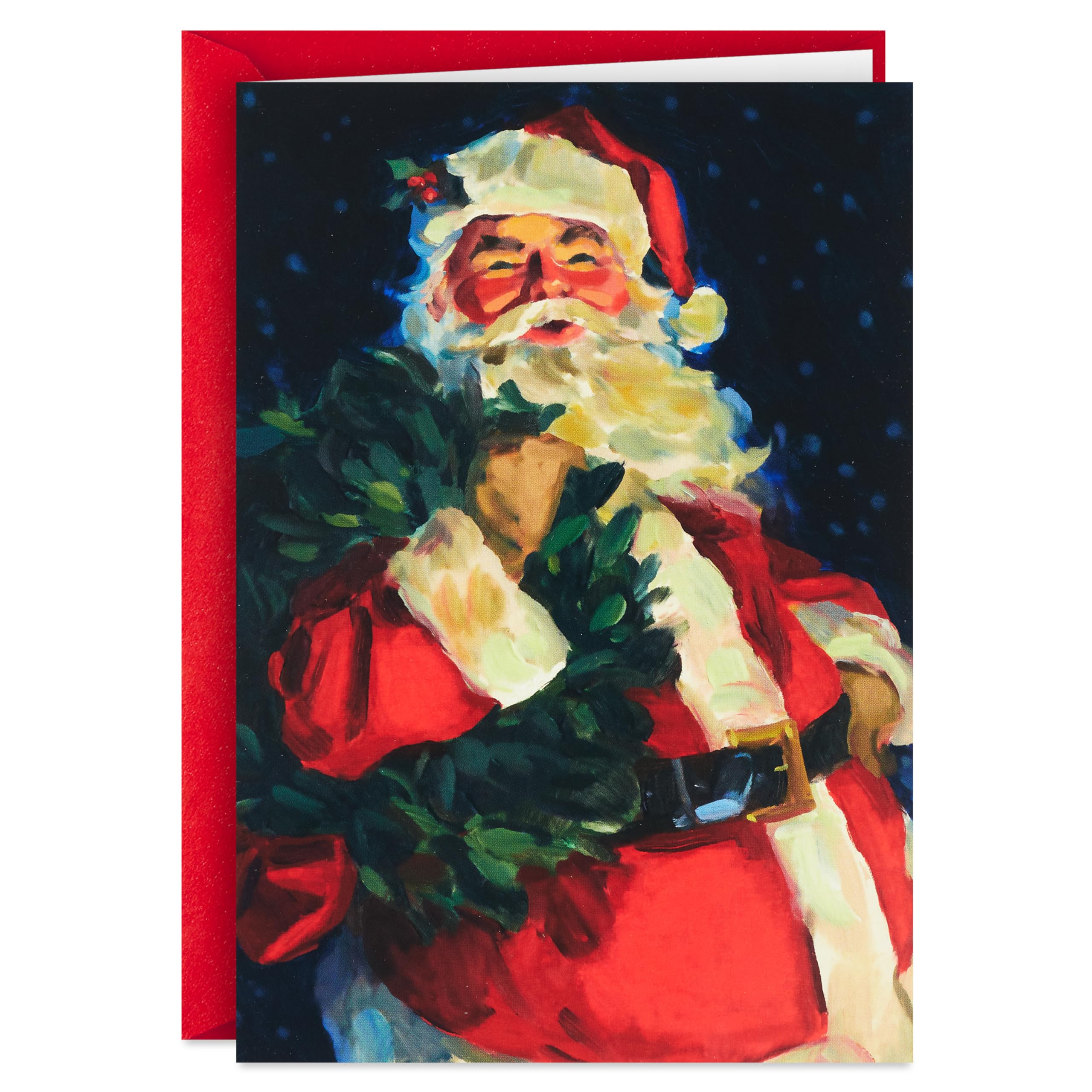 Hallmark Boxed Christmas Cards, Classic Santa Claus (40 Cards and 40 Envelopes) Magic, Wonder, Laughter, Fun