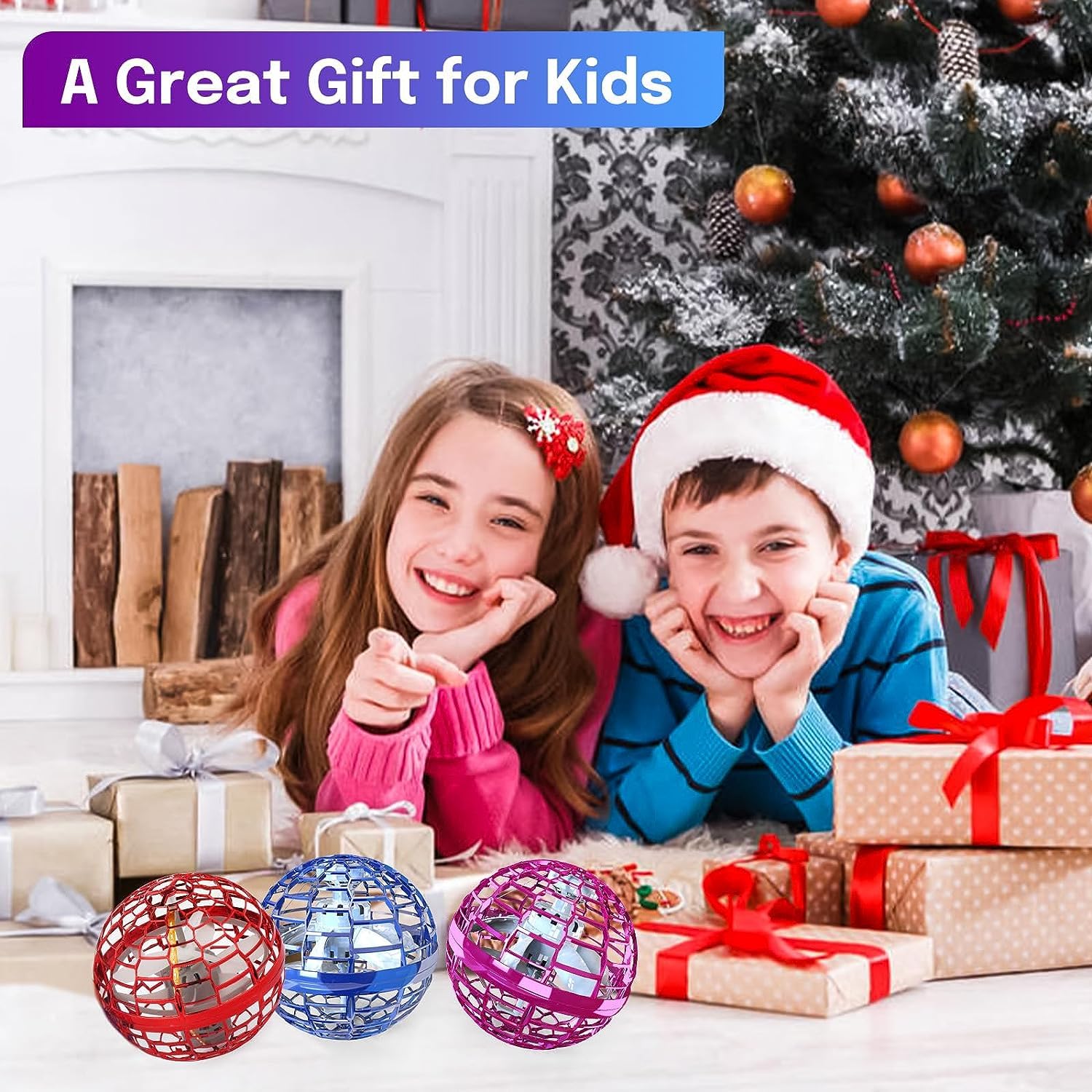 Kidsjoy Flying Orb Ball Galaxy Ball: 2023 Cool Cosmic Globe Boomerang Balls Toys Hover Floating Spinner Mini Drone Boys Girls Birthday Gifts Ideas for 6 7 8 9 10 11 12 Year Old