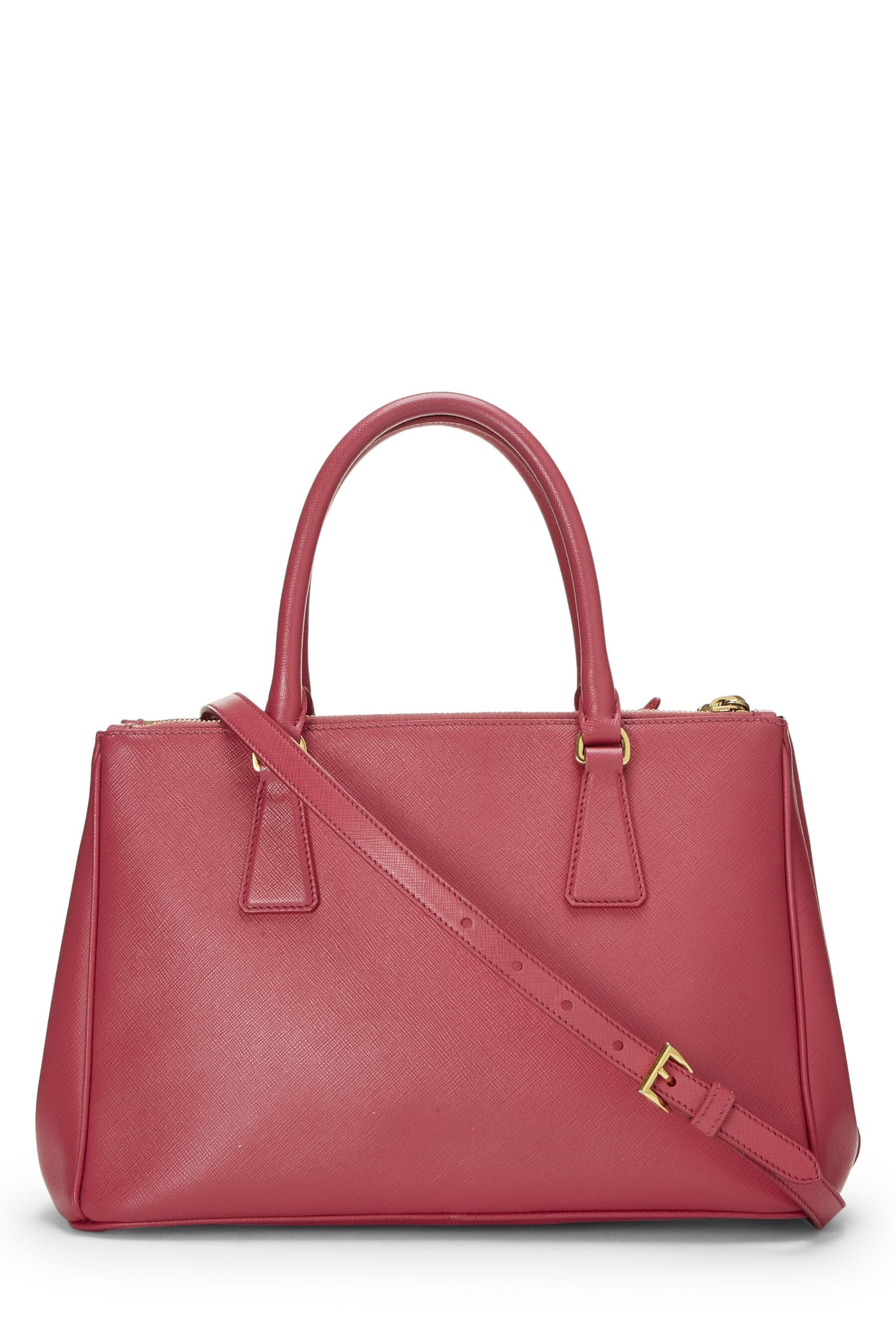 Prada, Pre-Loved Pink Saffiano Executive Tote Medium, Pink