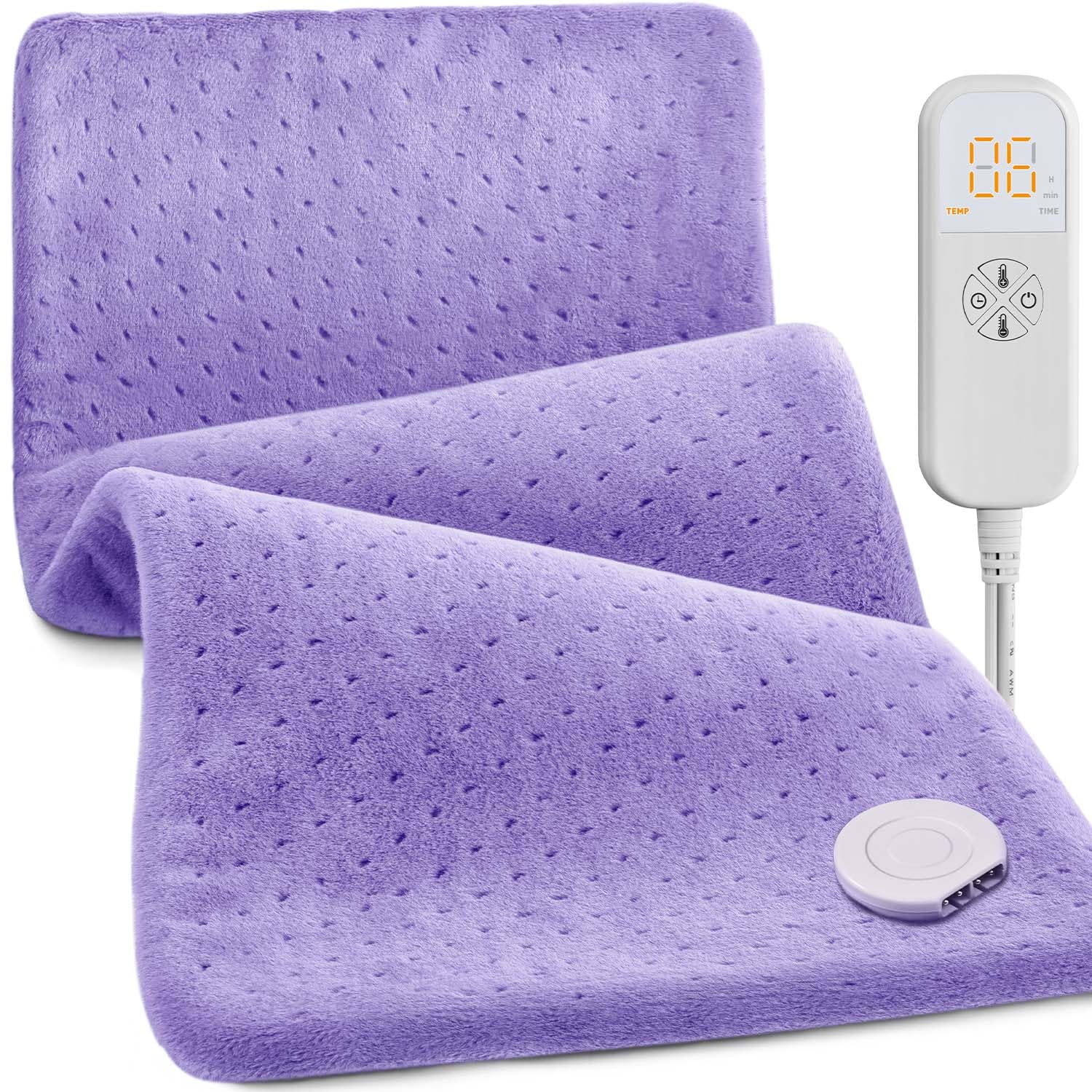 Electric Heating Pad for Back Pain & Cramps - Gifts for Women, Men, Mom, Dad, Christmas, Mothers Day, Fathers Day - Soft Machine Wash Fabric, Auto Shut Off, Moist Heat for Neck, Shoulder, Knee, Leg