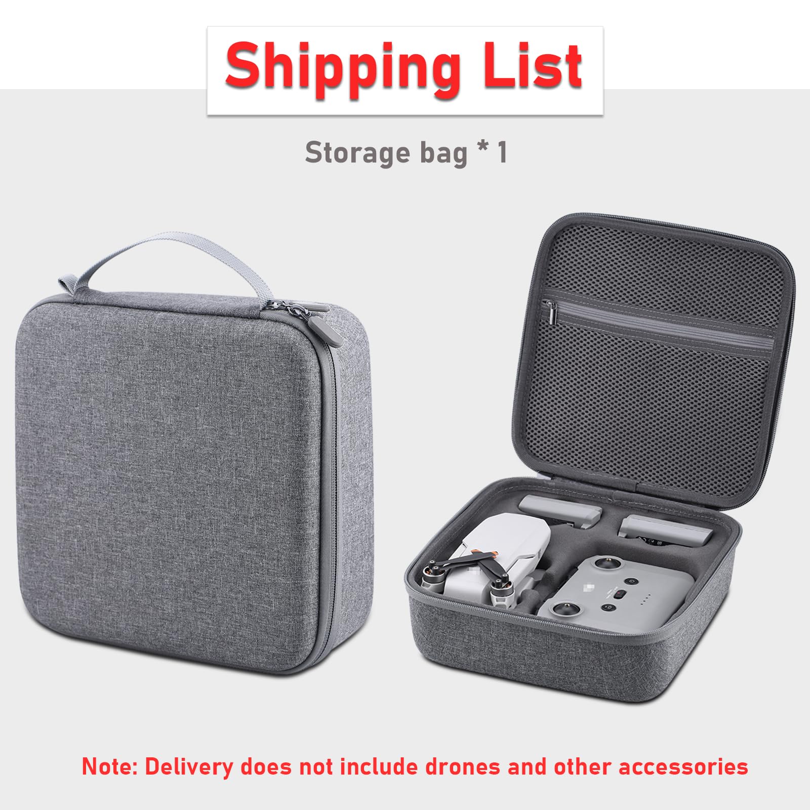 O'woda Mini 4K / Mini 2 SE/Mini 2 Carrying Case, Hard Shell Storage Bag Travel Box Compatible with DJI Mini 2/ Mini 2 SE/Mini 4K Drone and Remote Comtroller Accessories