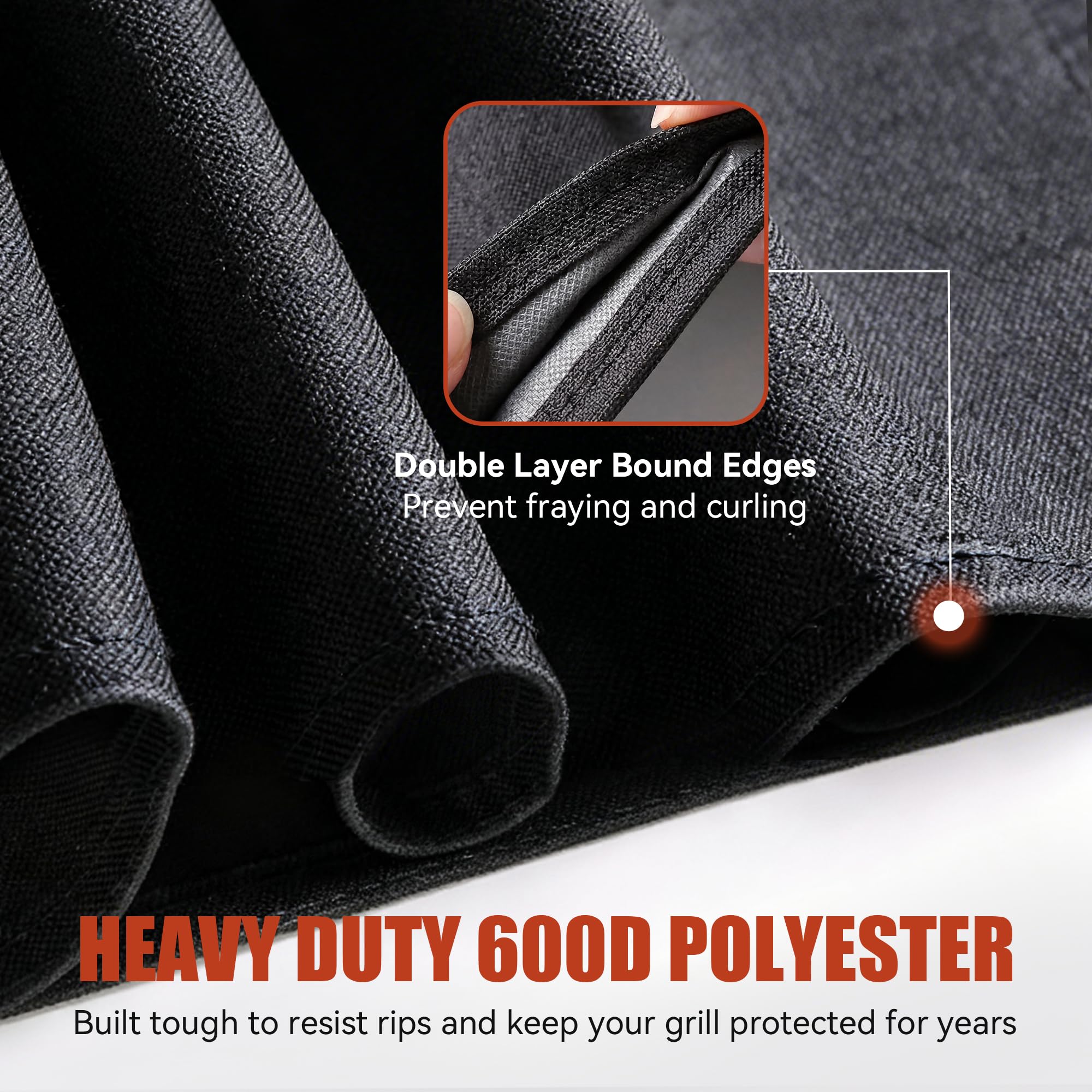 Z Grills Pellet Grill Cover 43 Inch | Official Genuine | Upgraded 600D Polyester Fabric, Heavy Duty, Waterproof, Weather Resistant Full Length Grill Cover for 7052B Pellet Smoker