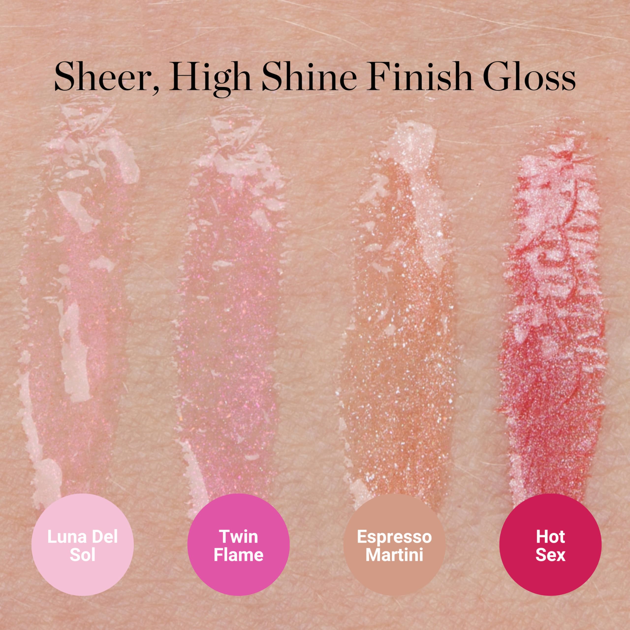 Sharon Nicole Red High Gloss, Long Lasting, Moisturizing Lip Gloss | Provides All Day Comfort & Wear | Cruelty Free | Beauty Made in Italy Shade Hot Sex