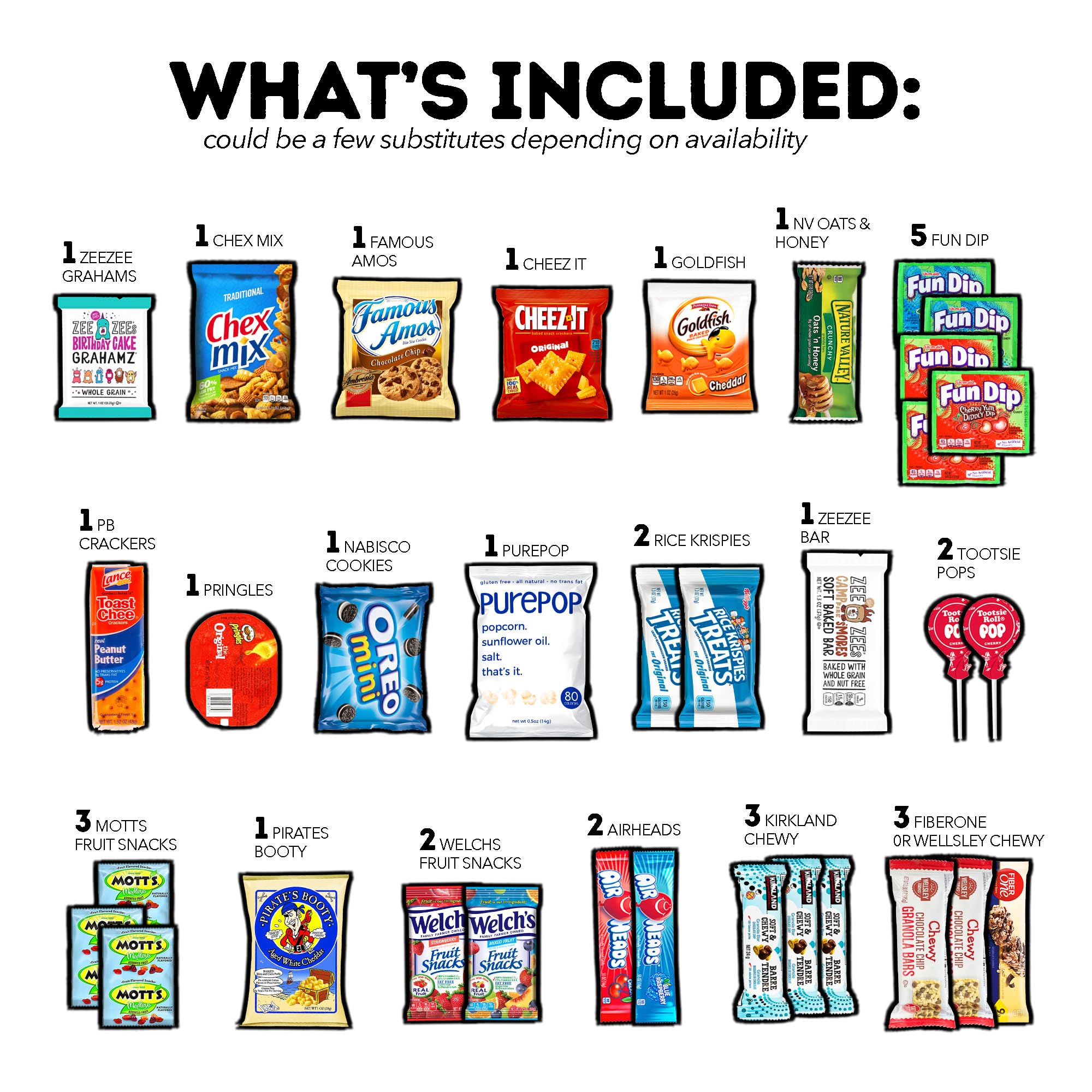 CRAVEBOX Snack Box (50 Count) Halloween Variety Pack Gift Care Package Basket Adult Kid Guy Girl Women Men Birthday College Student Office Back to School