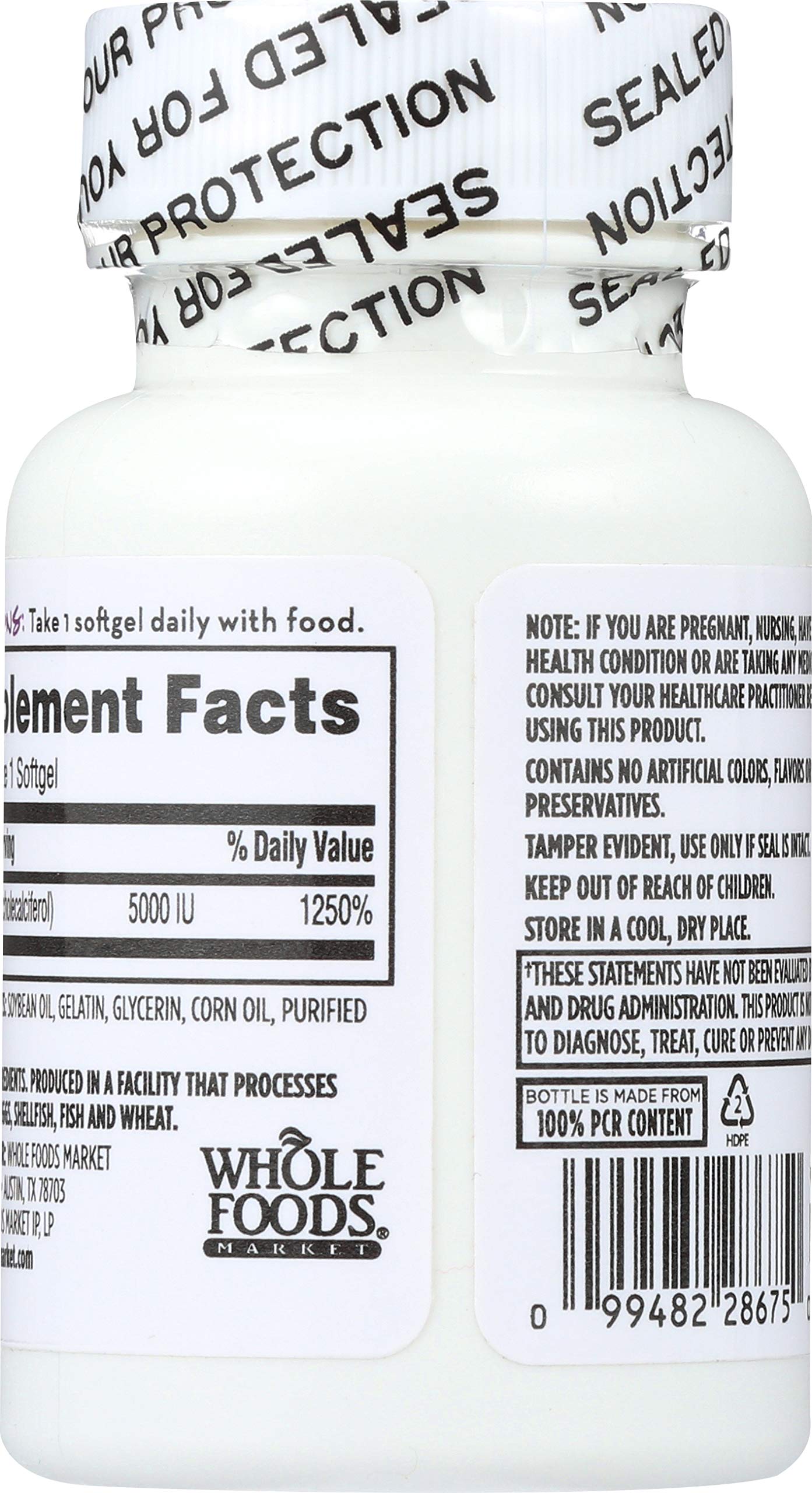 365 Everyday Value, Vitamin D3 5000 IU, 120 ct