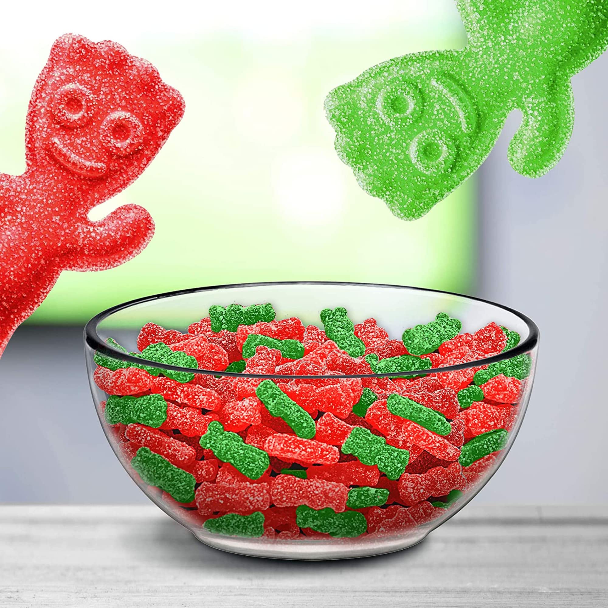 Sour Patch Kids Christmas 2024 Movie Theater Box Candy, Holiday Themed Candies for Goodie Bags and Stocking Stuffers, Pack of 3