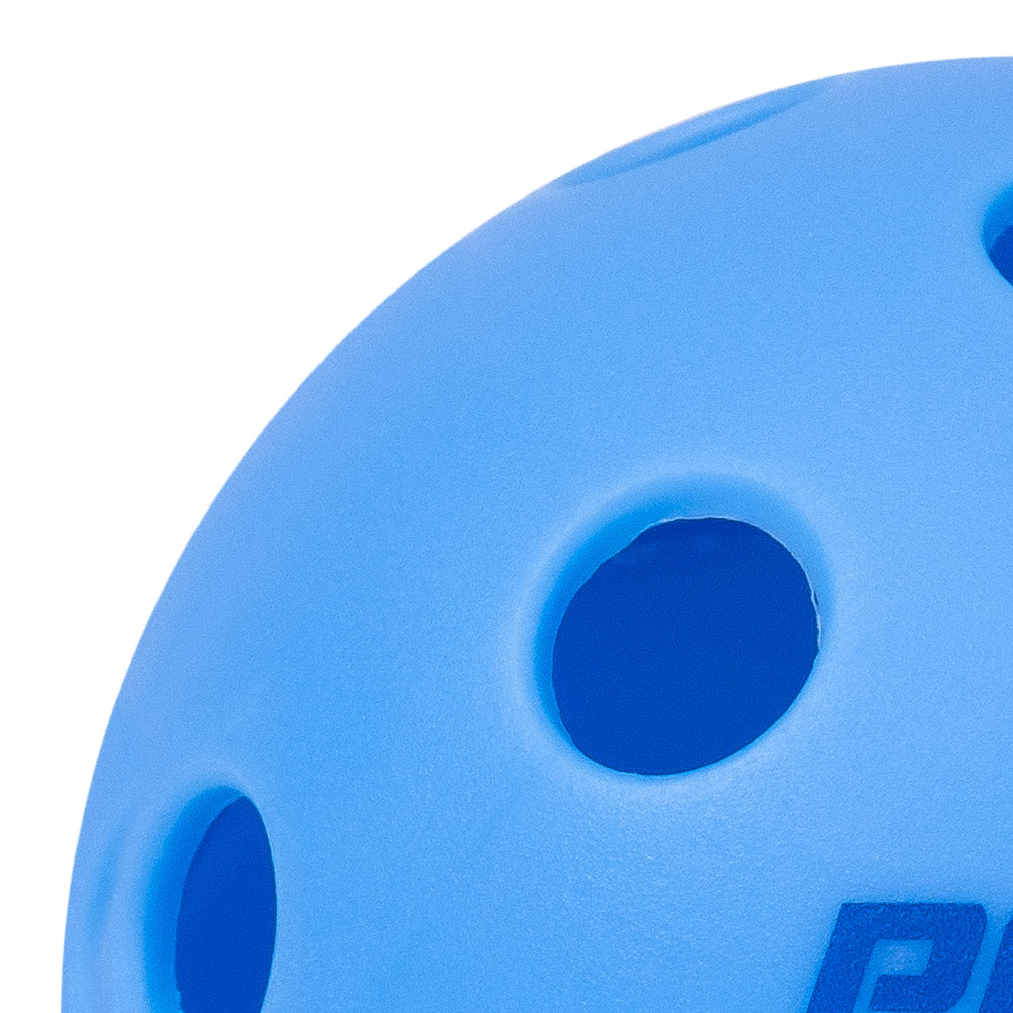 PCKL Optic Speed Pickleball Balls | Indoor & Outdoor | 4 Pack of Balls | Built to USAPA Specifications (Indoor Ice Blue)