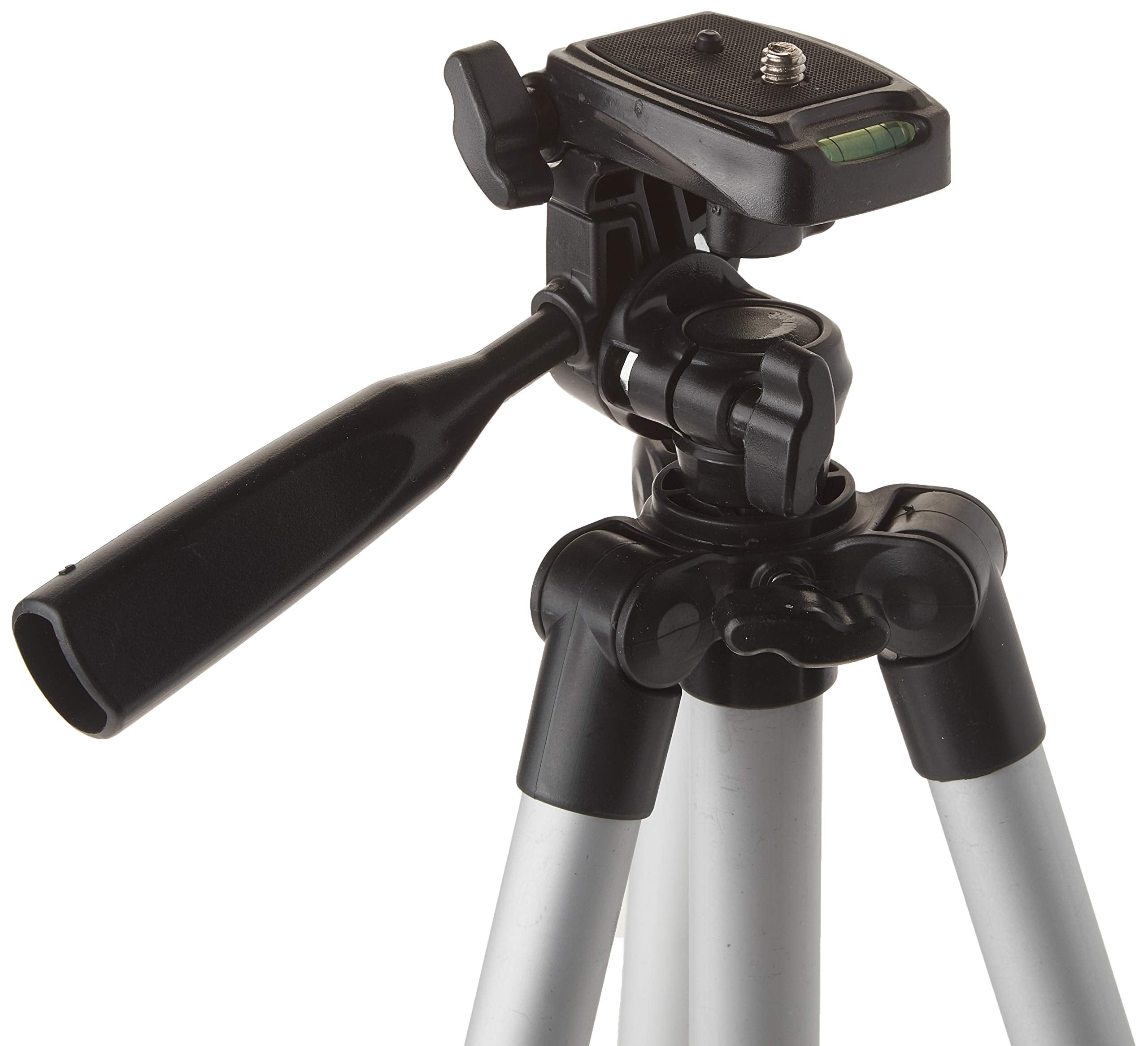 50 Inch Aluminum Camera Tripod for Canon, Nikon, Sony, Samsung, Olympus, Panasonic & Pentax + eCost Microfiber