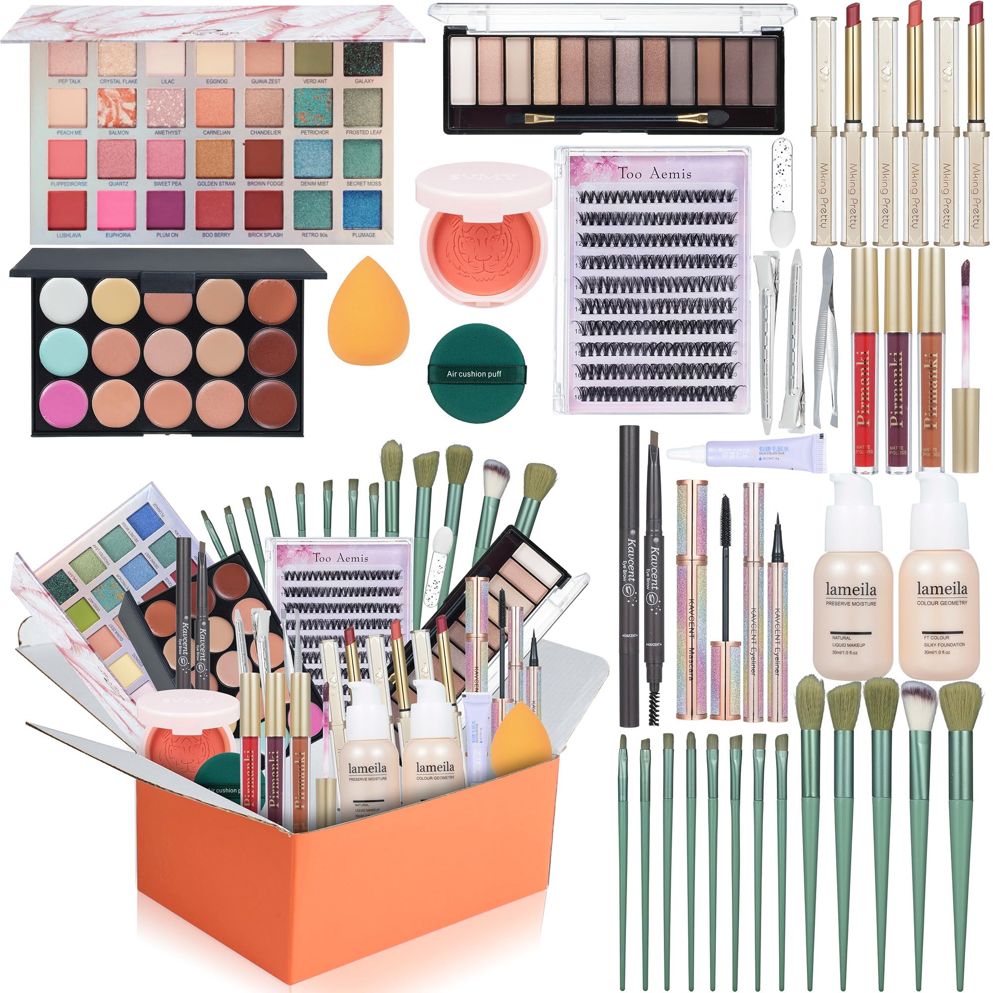 Makeup Kit All in One Makeup Kit for Women Full Kit,Makeup Set, Makeup Kit for Teens, makeup sets for teens 14-16 13-15 10-12, Christmas Gifts for Teen Girls Women Make up kits